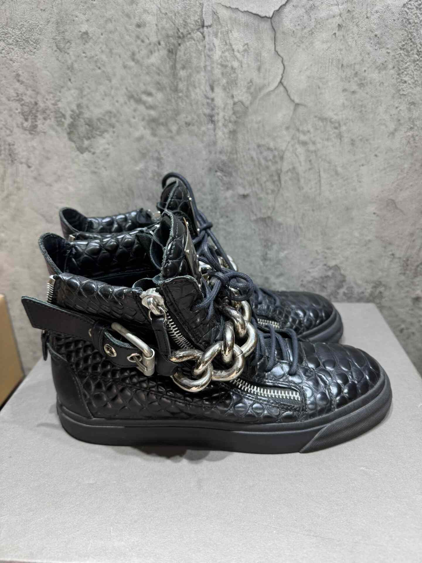 Giuseppe Zanotti Giuseppe Zanotti Gold Hitop Sneakers 41 Men Size US 8.5 / EU 41-42 - 2 Thumbnail