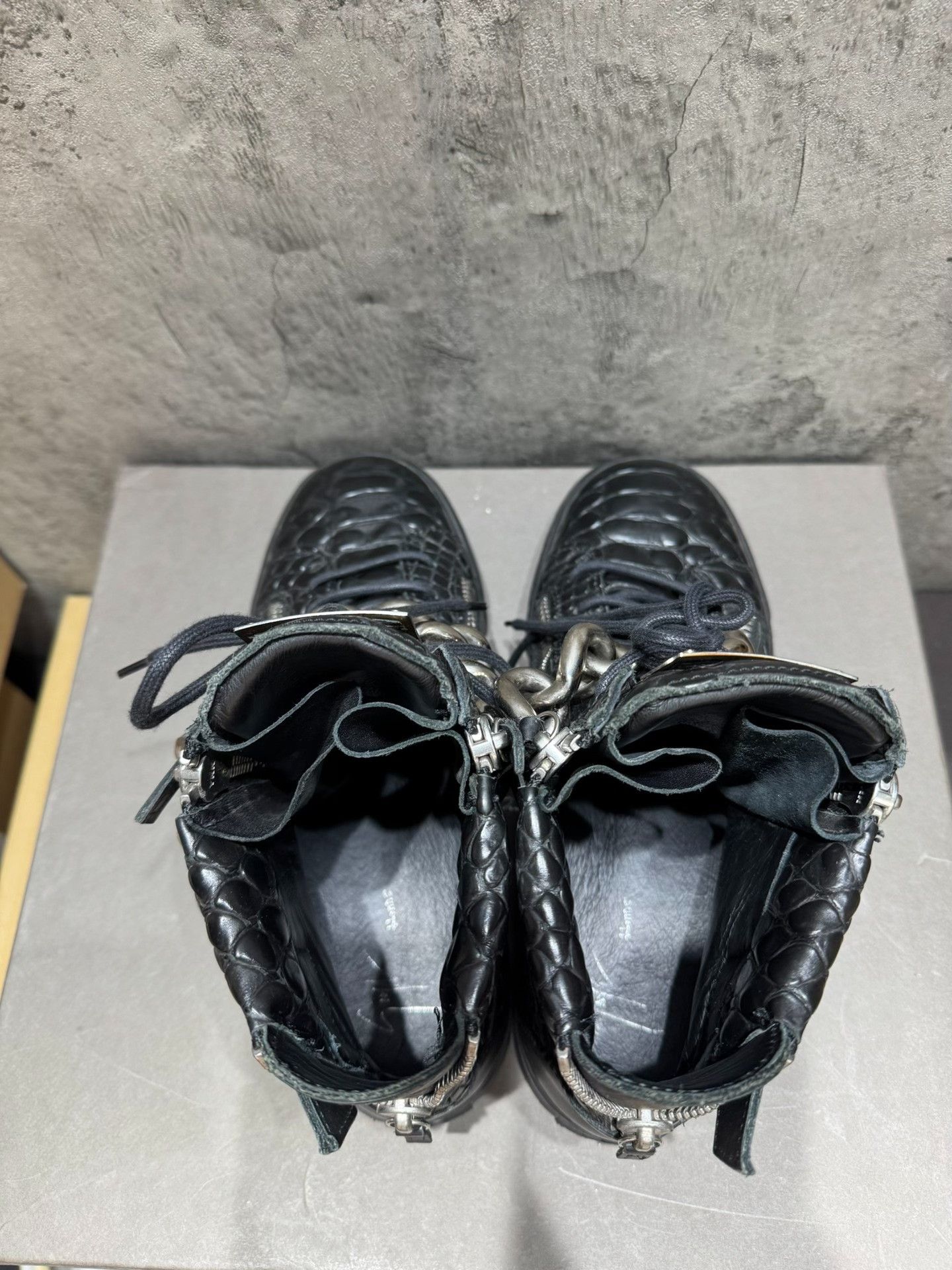 Giuseppe Zanotti Giuseppe Zanotti Gold Hitop Sneakers 41 Men Size US 8.5 / EU 41-42 - 4 Thumbnail