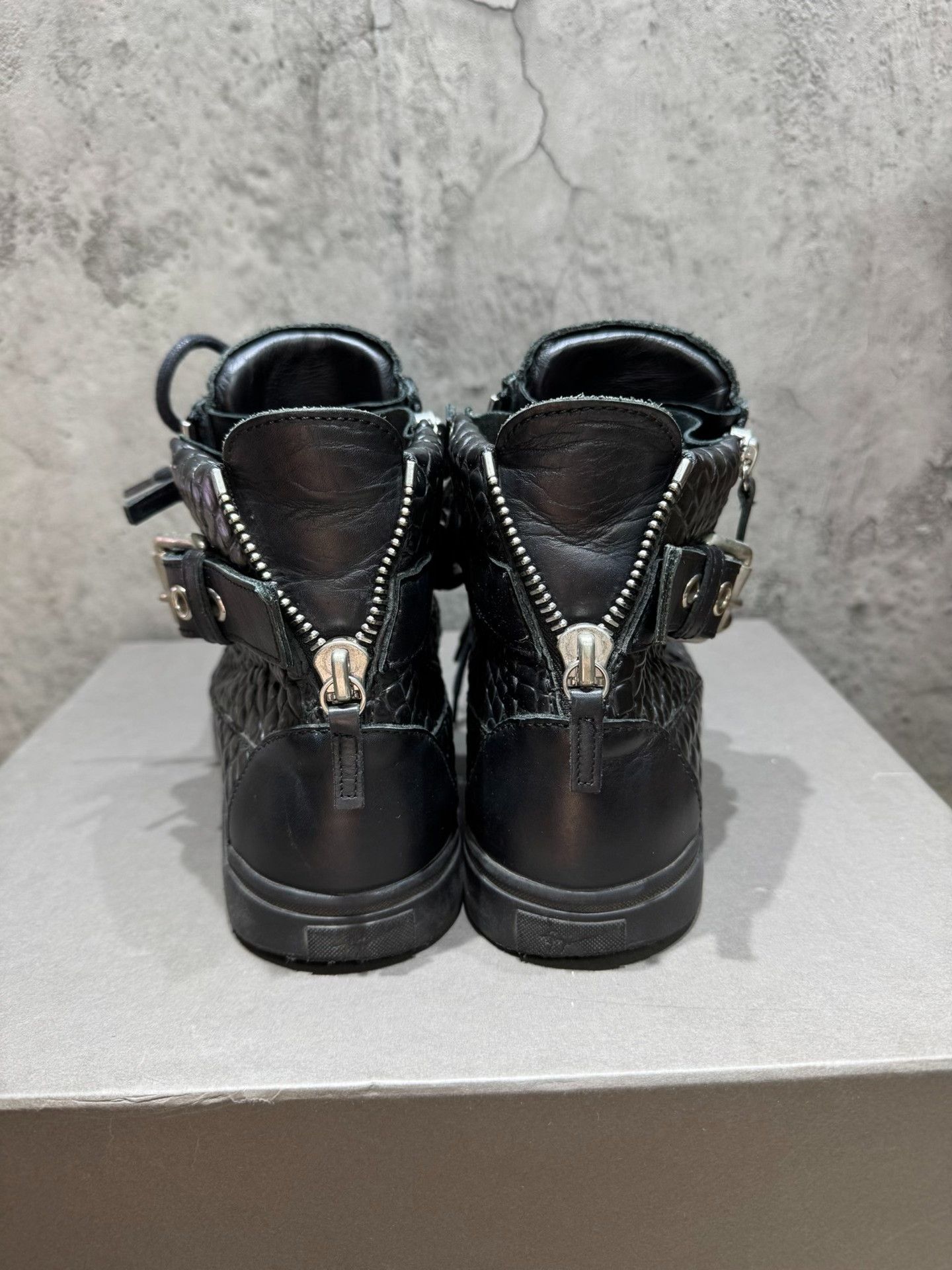 Giuseppe Zanotti Giuseppe Zanotti Gold Hitop Sneakers 41 Men Size US 8.5 / EU 41-42 - 3 Thumbnail