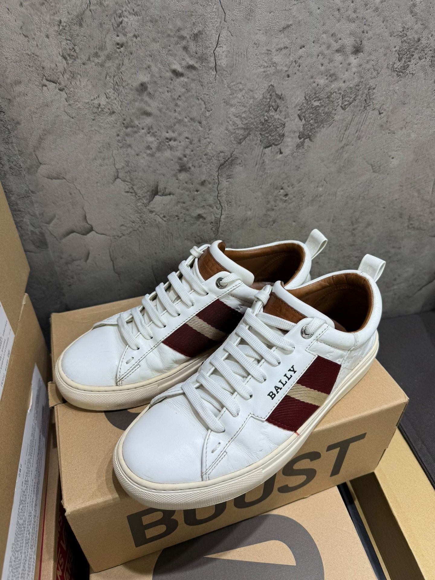 Bally Bally Leather White Lowtop Sneakers 40 Men Size US 7.5 / EU 40-41 - 4 Thumbnail