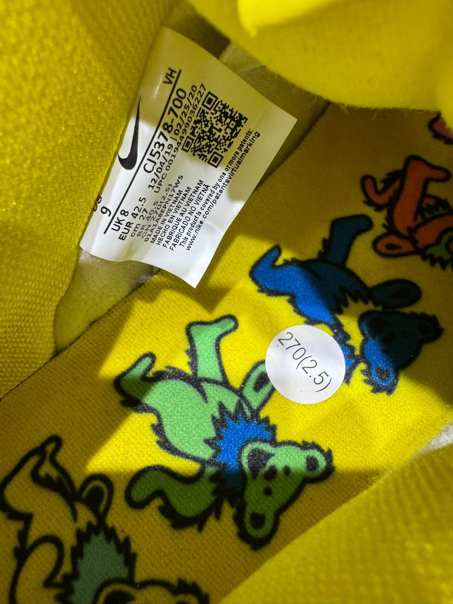 Nike Nike DUNK Yellow Lowtop Sneakers 42 Men Size US 9 / EU 42 - 5 Thumbnail