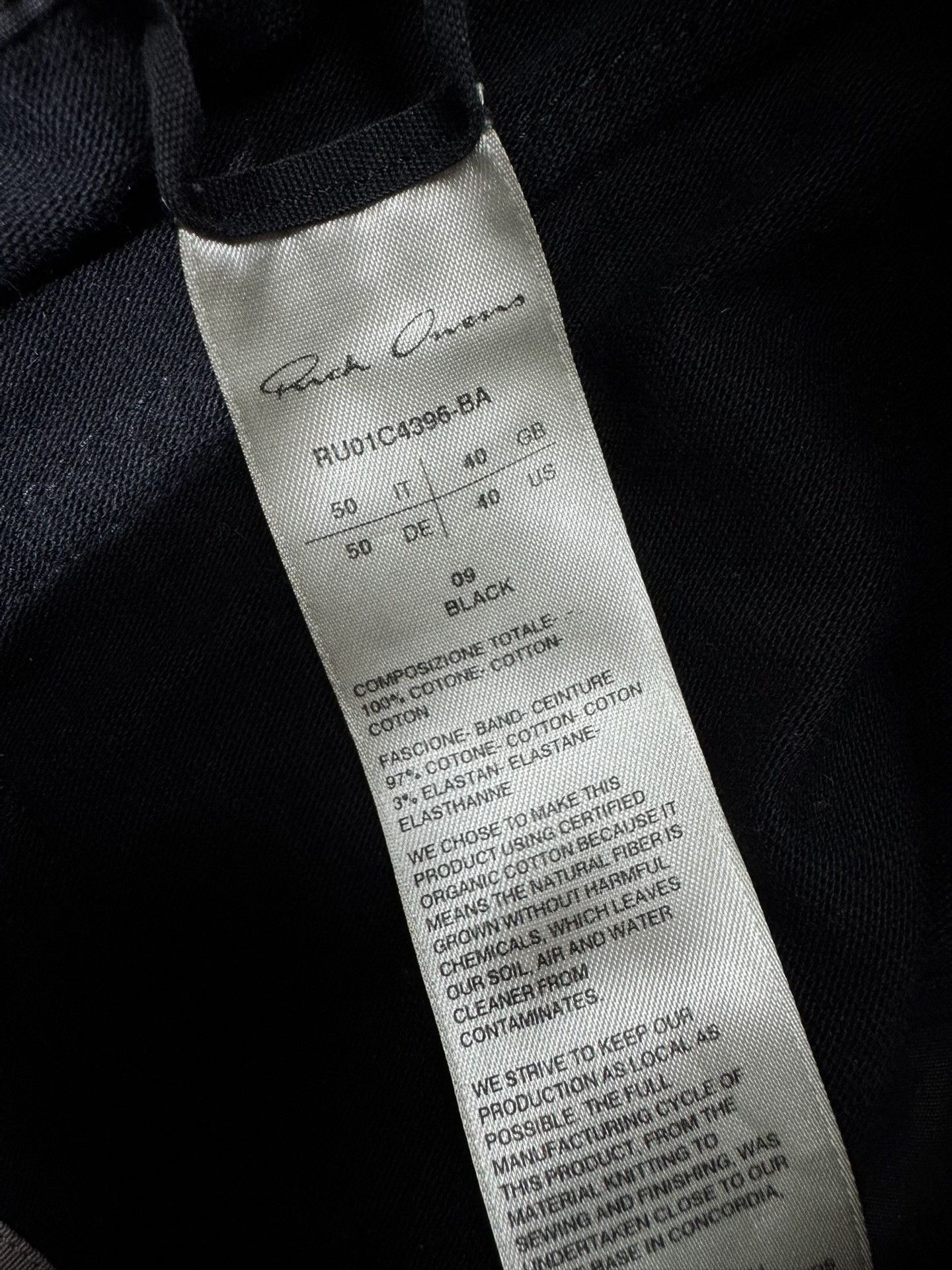 Rick Owens Rick Owens Knit Black Casual Pants 50 Men Size US 32 / EU 48 - 3 Thumbnail