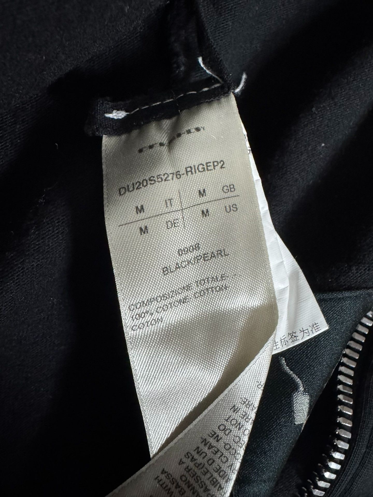 Rick Owens Rick Owens Printed Black Hoodie M Men Size US M / EU 48-50 / 2 - 7 Thumbnail