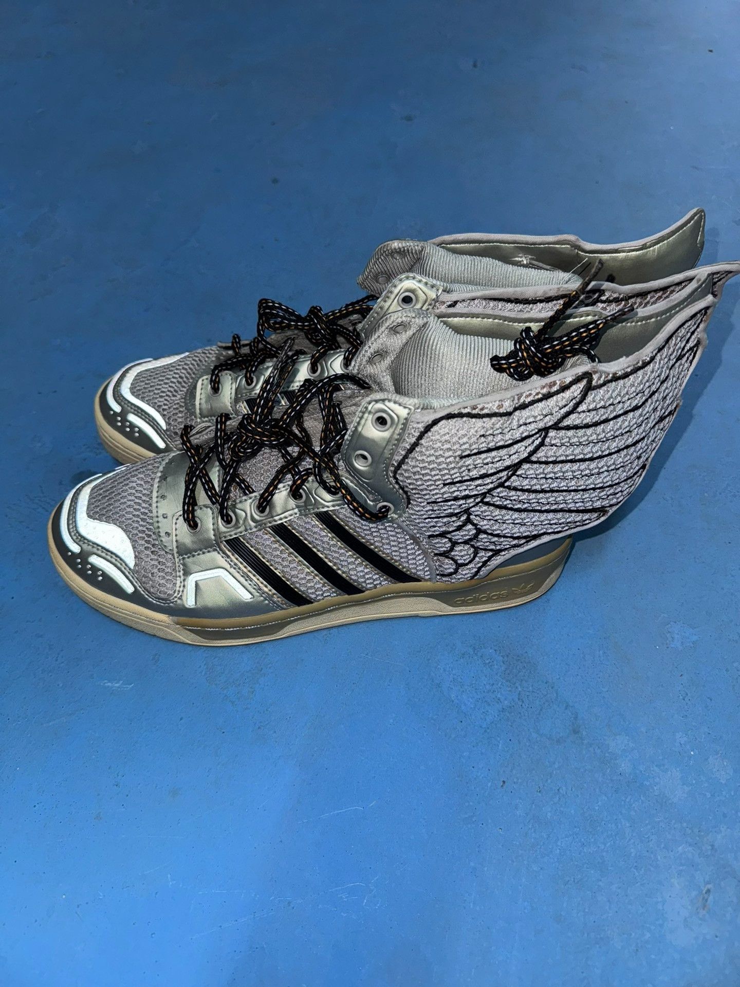 Adidas Adidas Reflective Black Lowtop Sneakers M Men Size US 10 / EU 43 - 3 Thumbnail