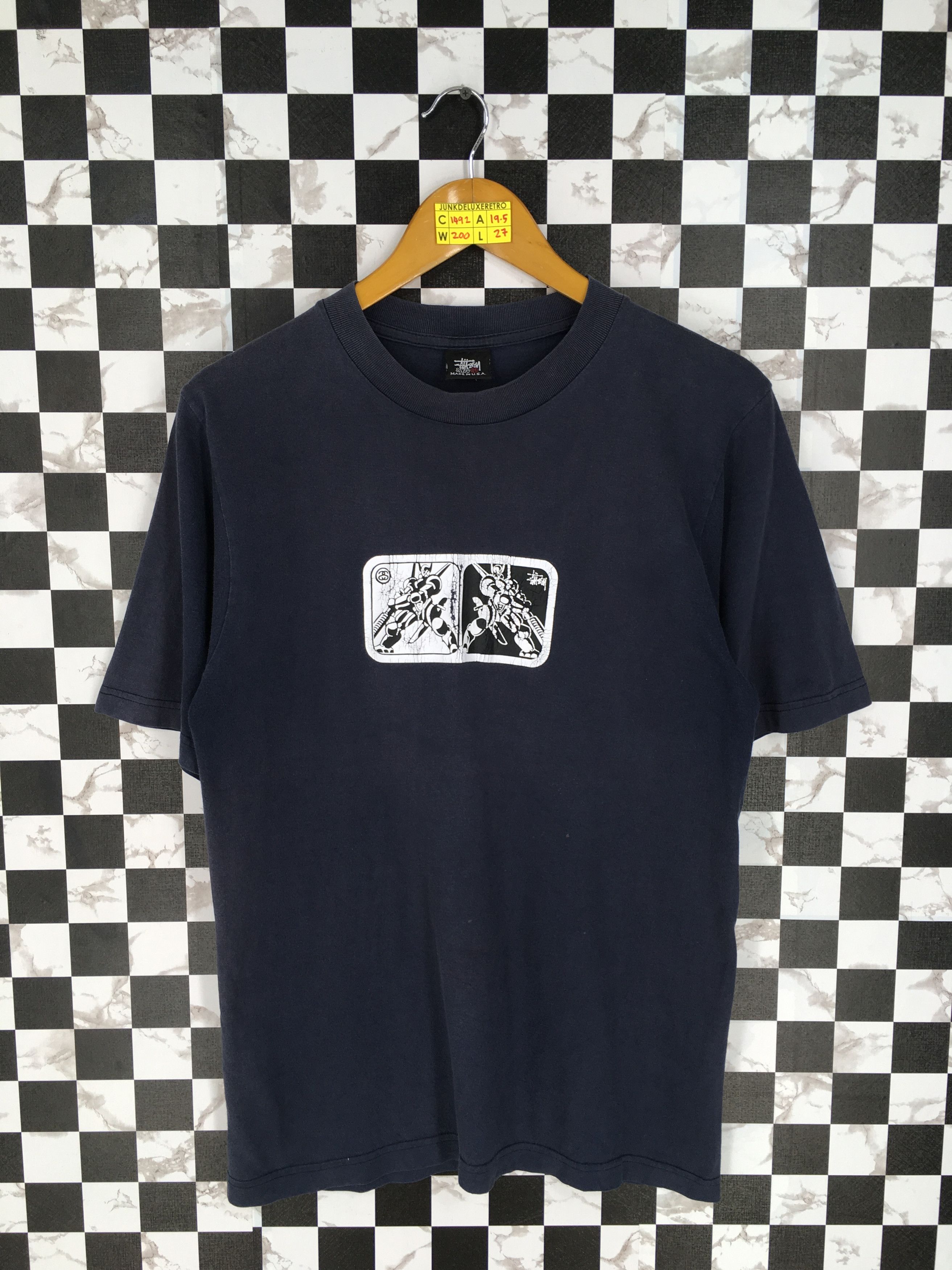 Stussy Vintage 90's STUSSY USA Tshirt Medium Stussy Skateboarding ...