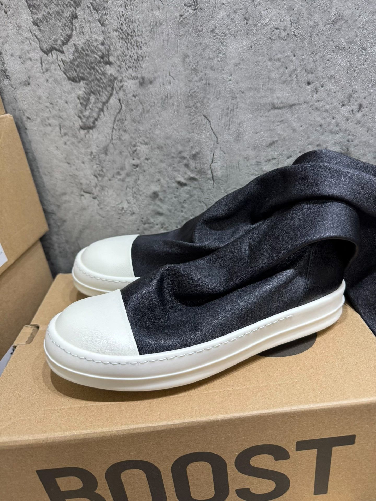 Rick Owens Rick Owens Leather Black Boots 36 Women Size US 6 / IT 36 - 3 Thumbnail