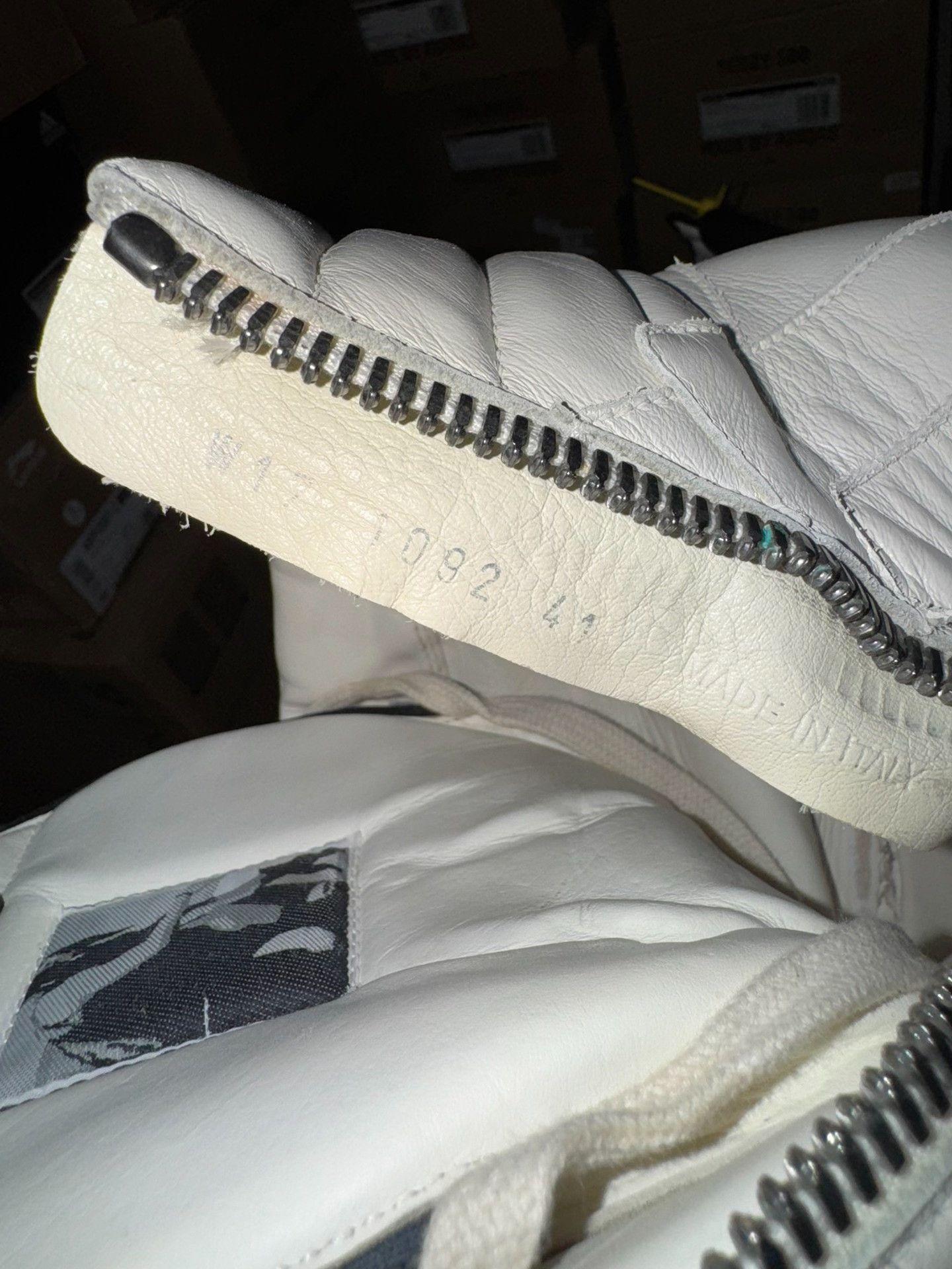 Rick Owens Rick Owens White Hitop Sneakers 41 Men Size US 8.5 / EU 41-42 - 9 Thumbnail