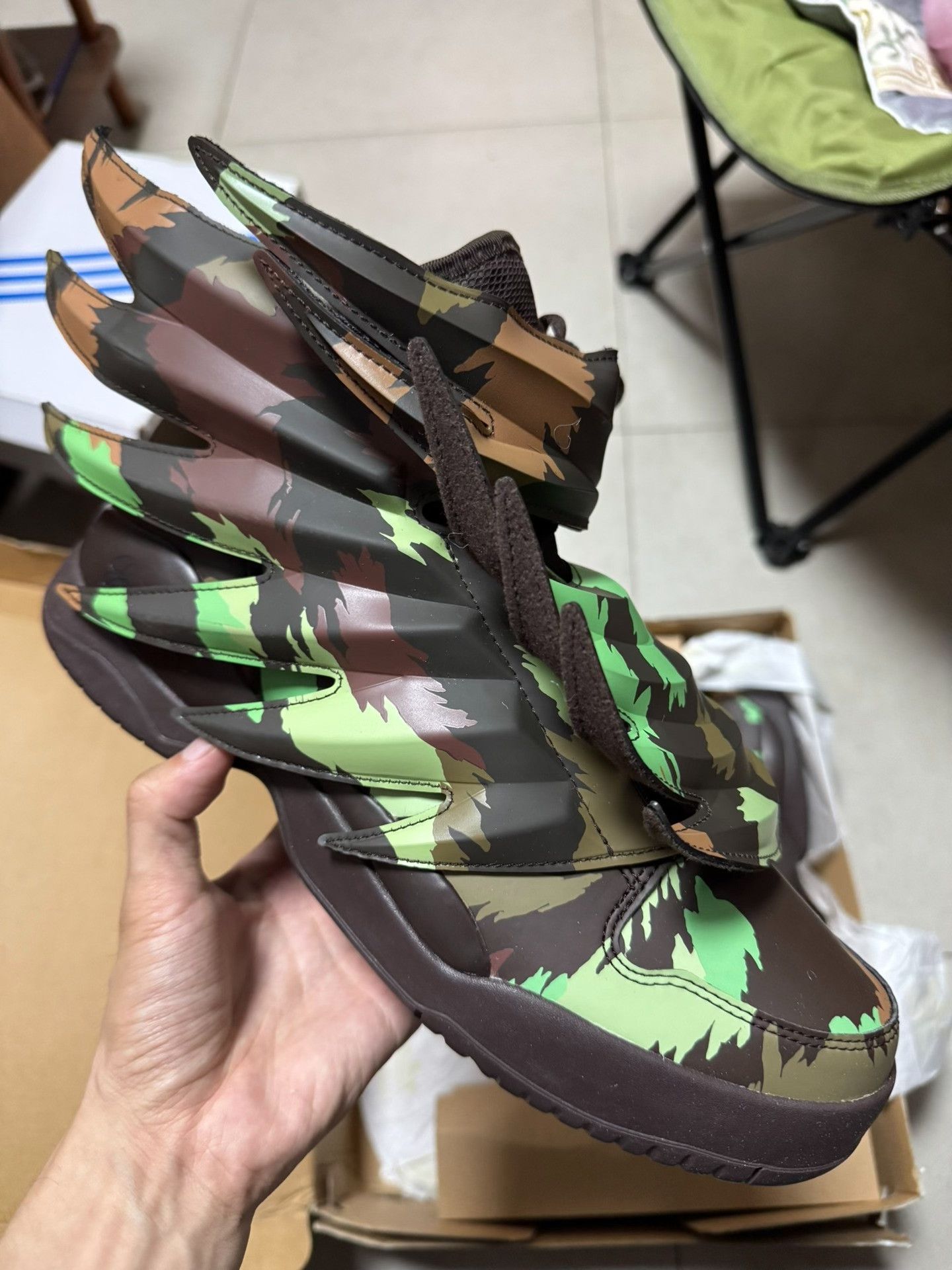 Adidas Adidas Green Hitop Sneakers S Men Size US 10 / EU 43 - 8 Thumbnail