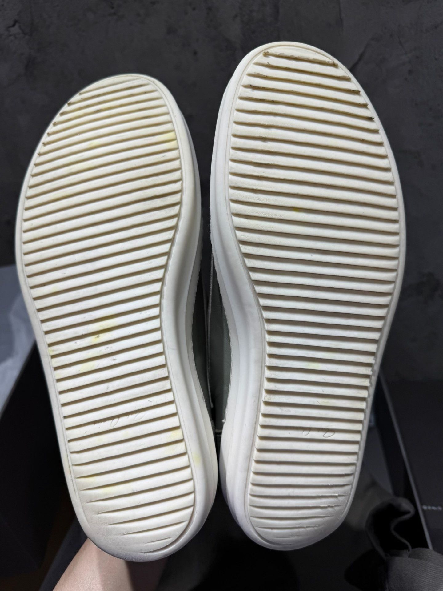 Rick Owens Rick Owens Leather Green Hitop Sneakers 42 Men Size US 9 / EU 42 - 4 Thumbnail