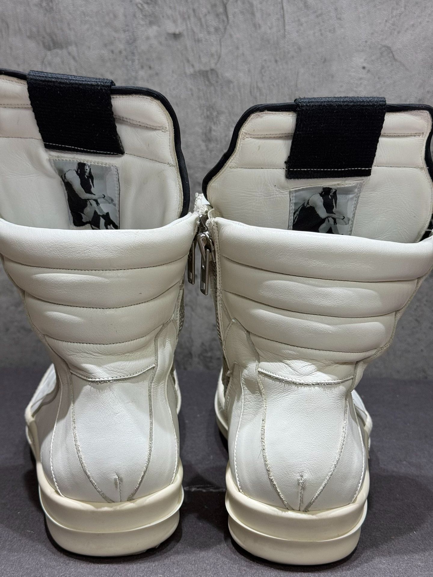 Rick Owens Rick Owens White Hitop Sneakers 41 Men Size US 8.5 / EU 41-42 - 2 Thumbnail