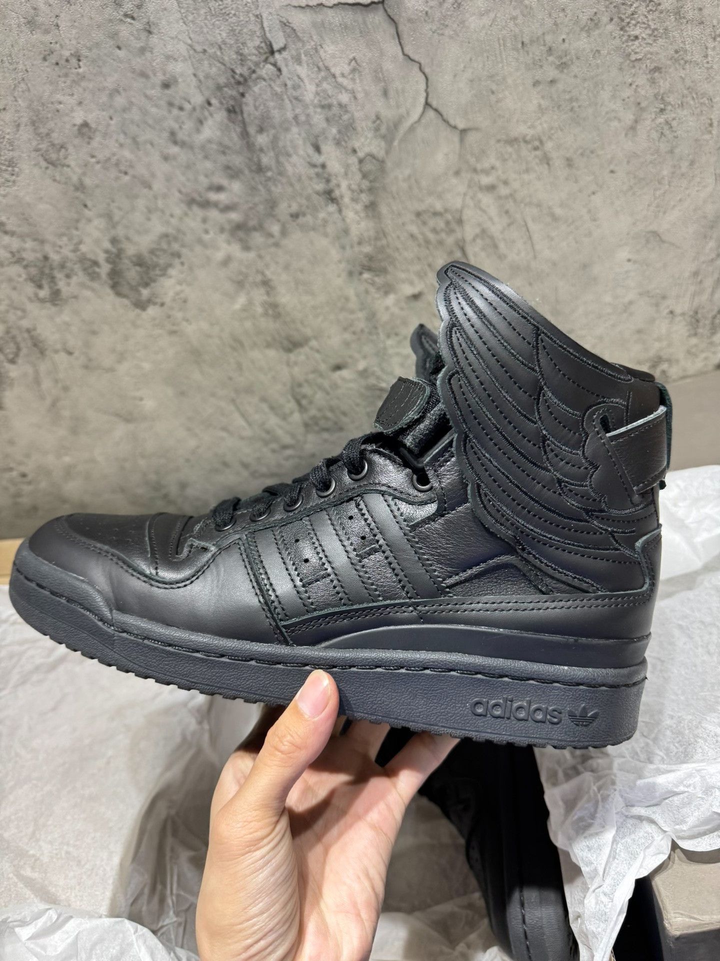 Adidas Adidas Black Hitop Sneakers 41 Men Size US 8.5 / EU 41-42 - 7 Thumbnail