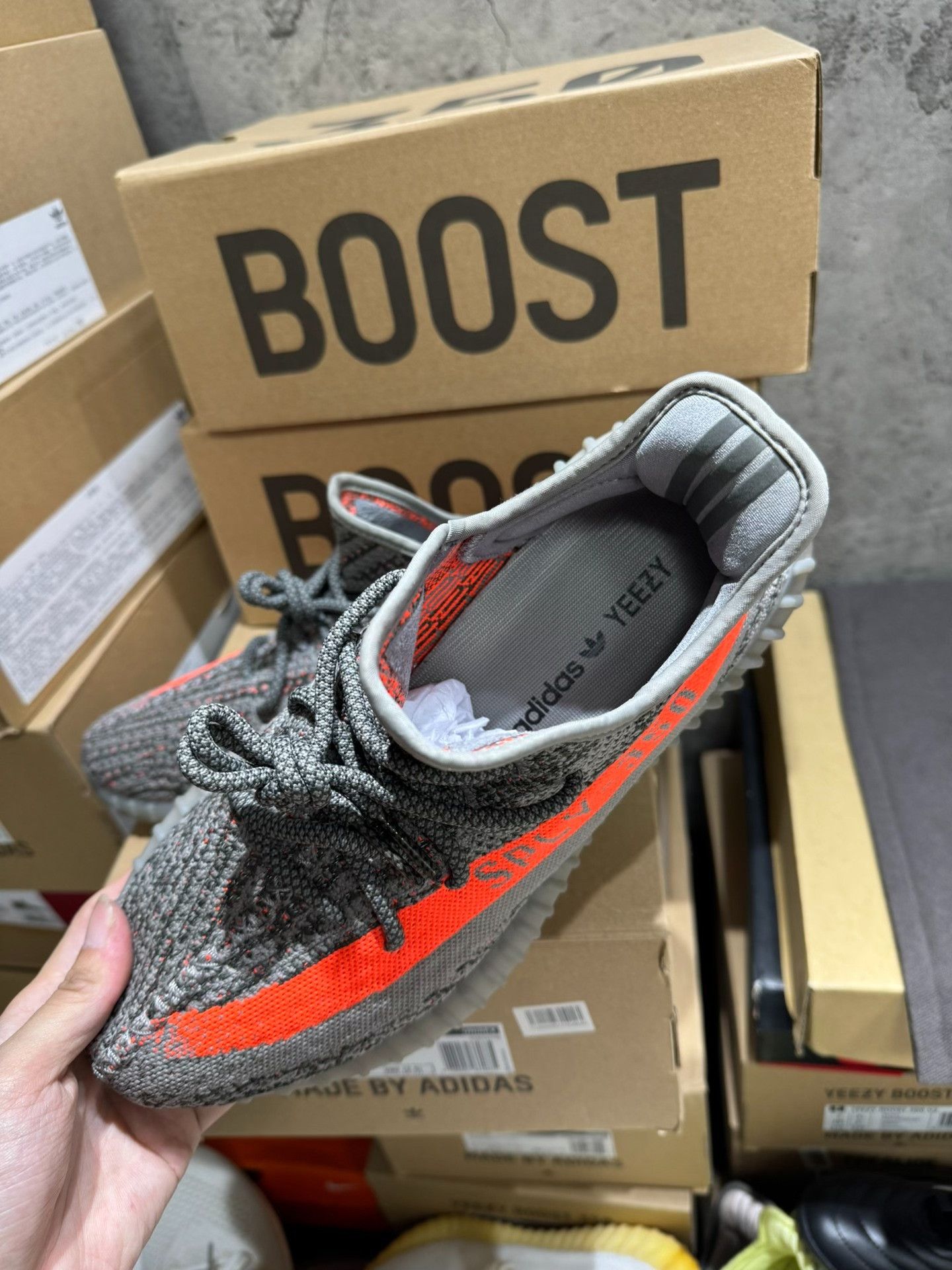 Adidas Adidas YEEZY350 Gray Lowtop Sneakers 42 Men Size US 9 / EU 42 - 3 Thumbnail