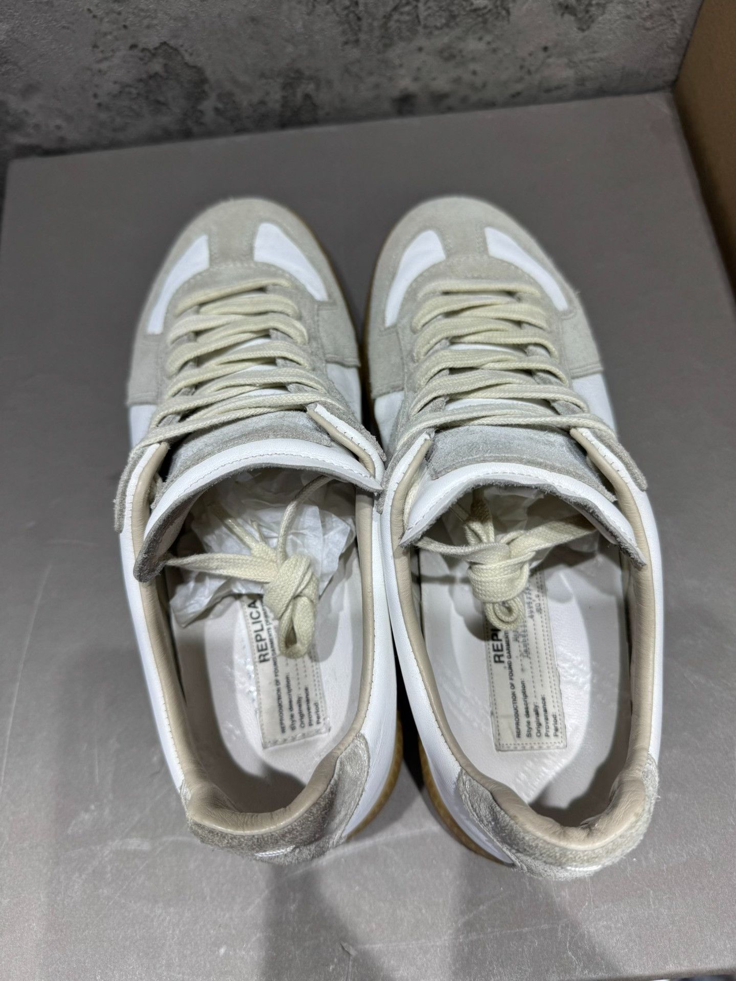 Maison Margiela Maison Margiela White Lowtop Sneakers 39 Men Size US 6.5 / EU 39-40 - 8 Thumbnail