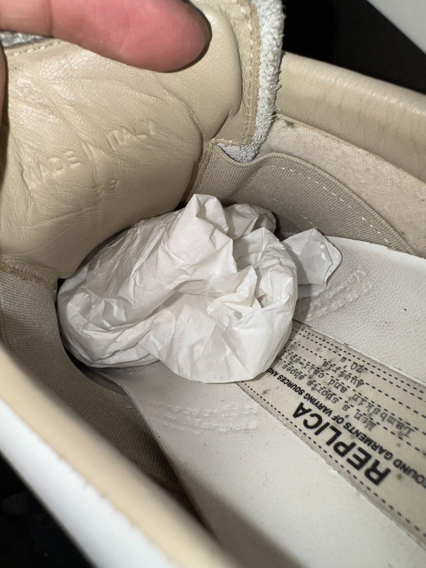 Maison Margiela Maison Margiela White Lowtop Sneakers 39 Men Size US 6.5 / EU 39-40 - 5 Thumbnail