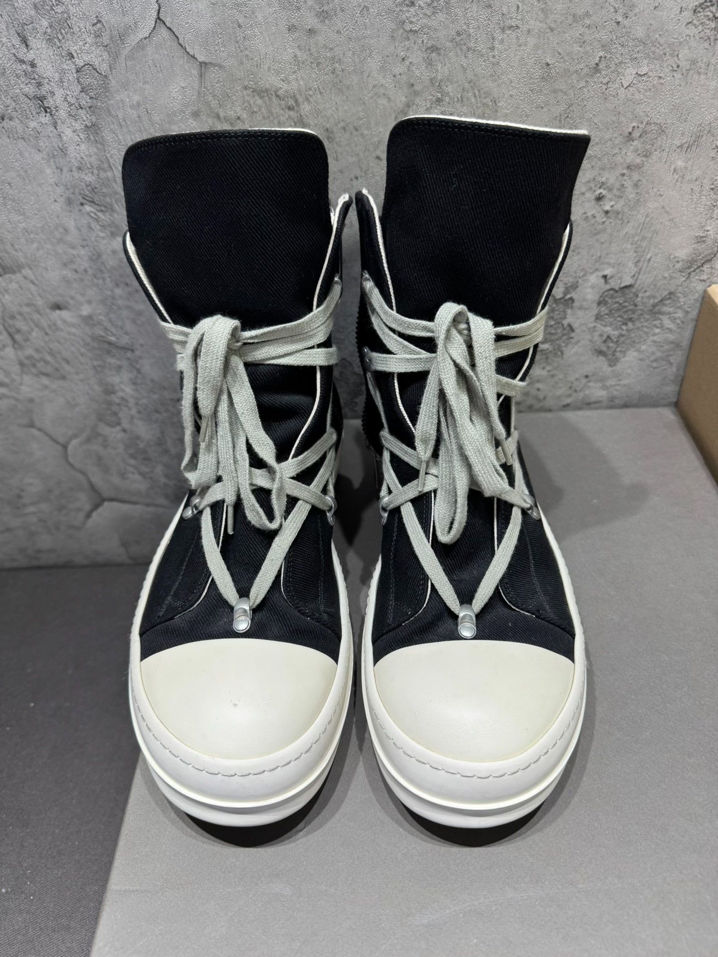 Rick Owens Rick Owens Canvas Black Hoodie 24 Men Size US XS / EU 42 / 0 - 3 Thumbnail