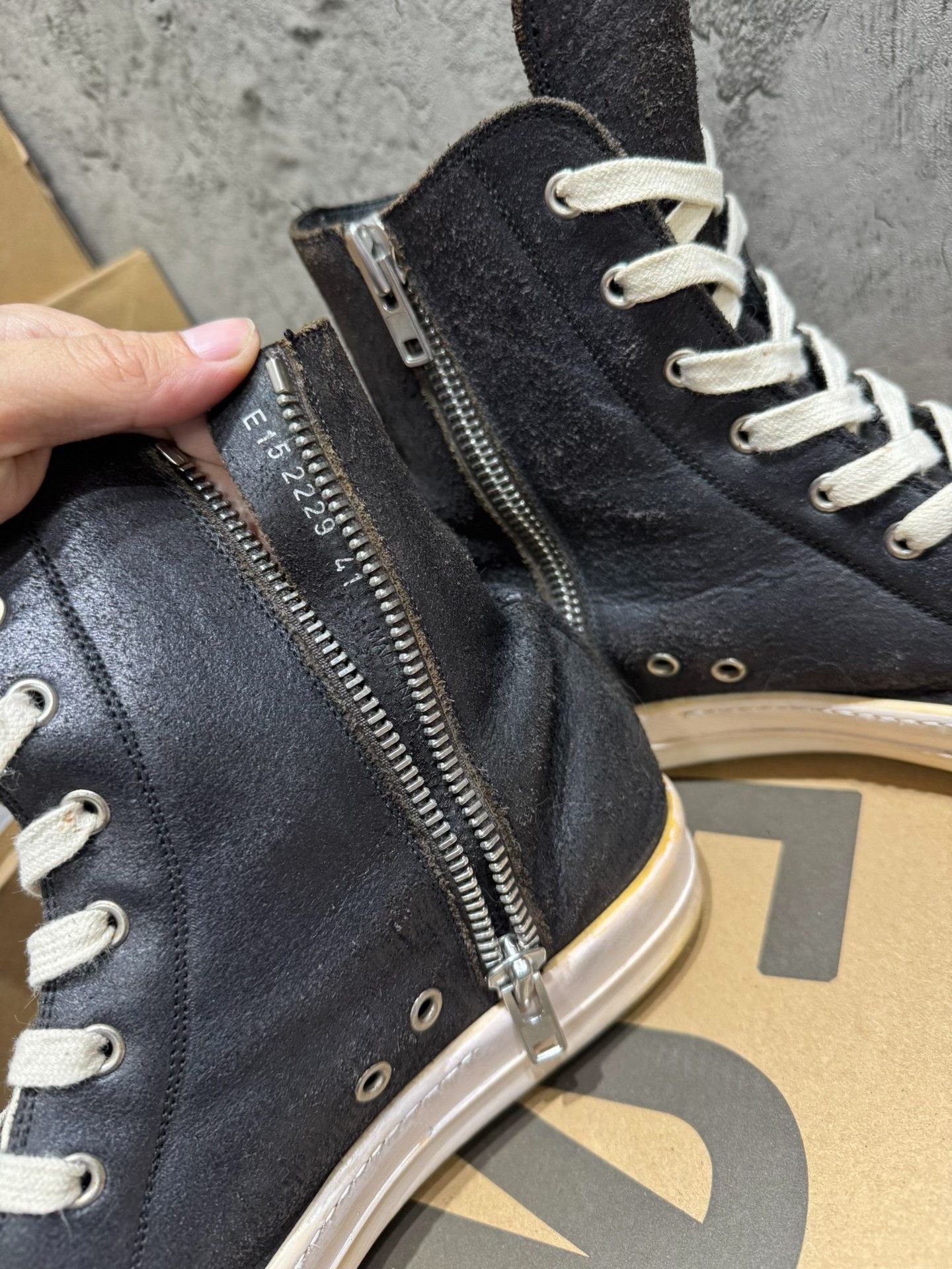 Converse Converse Leather Hitop Sneakers 41 Men Size US 8.5 / EU 41-42 - 7 Thumbnail