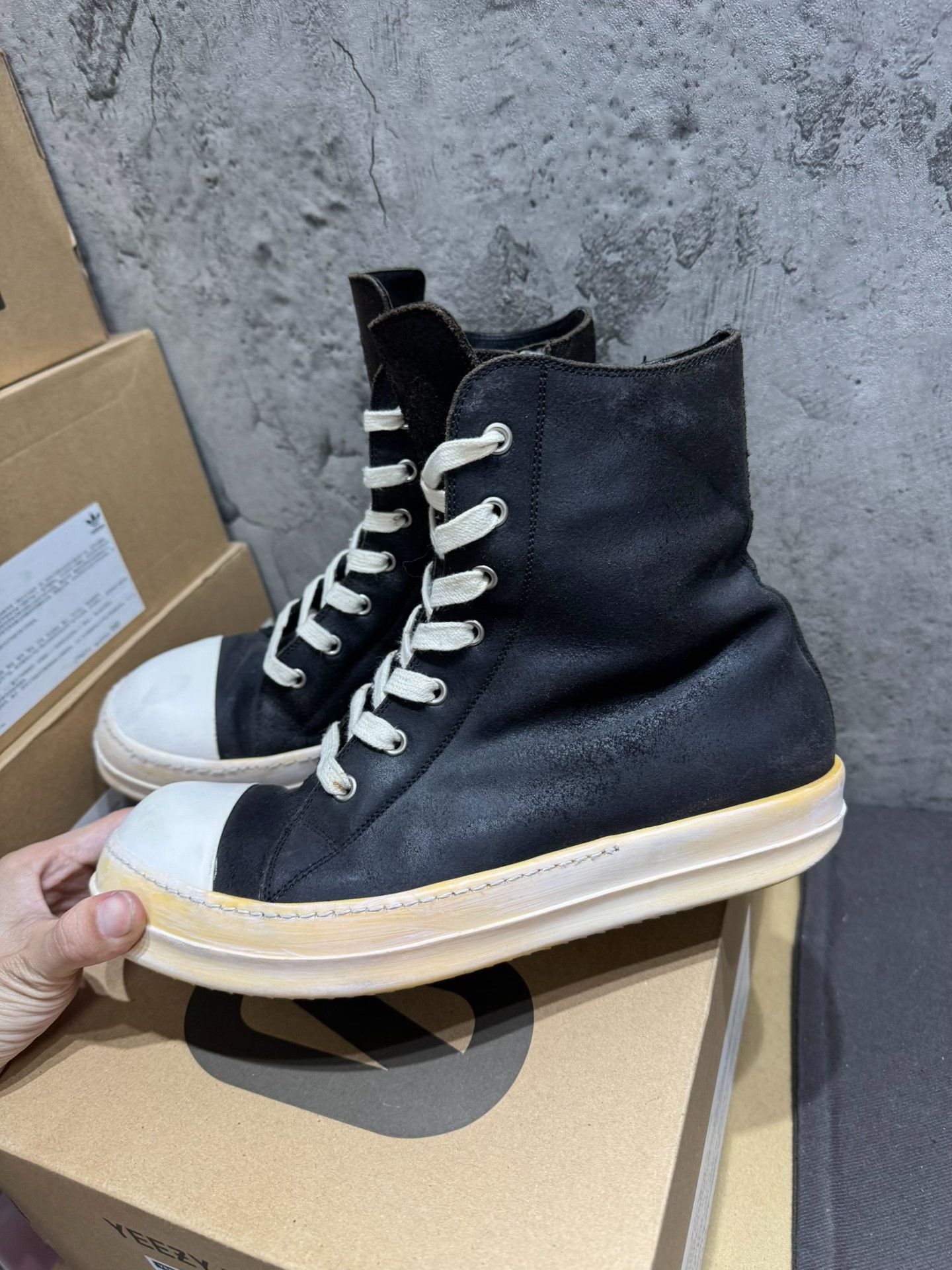 Converse Converse Leather Hitop Sneakers 41 Men Size US 8.5 / EU 41-42 - 5 Thumbnail