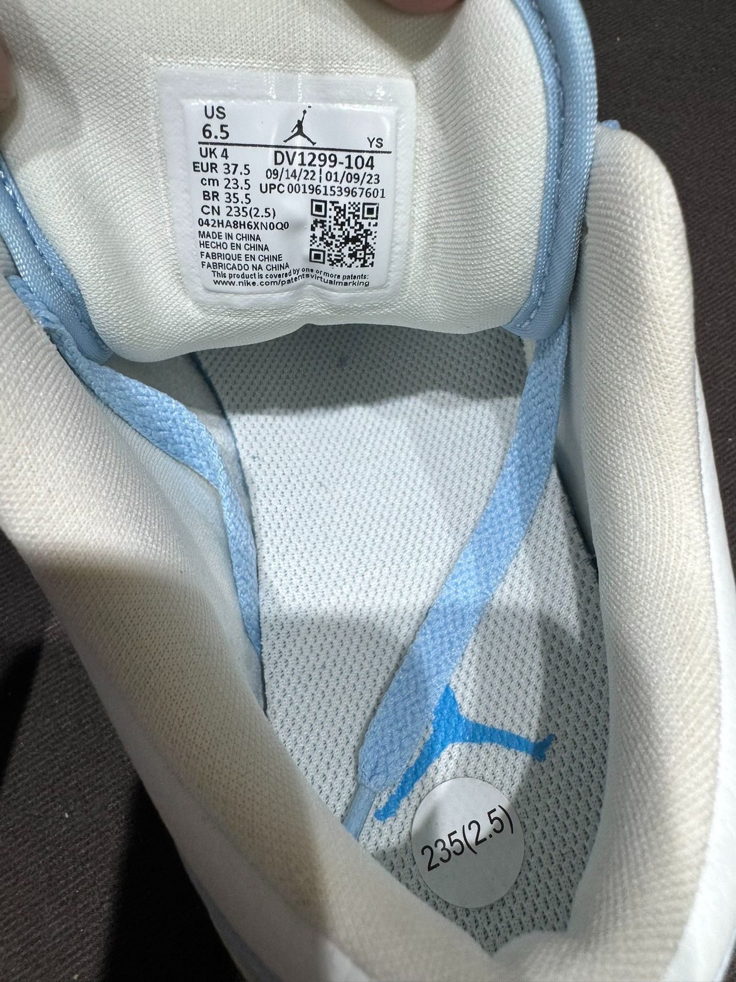 Nike Nike Blue Lowtop Sneakers 37 Women Size US 6.5 / IT 36.5 - 4 Thumbnail