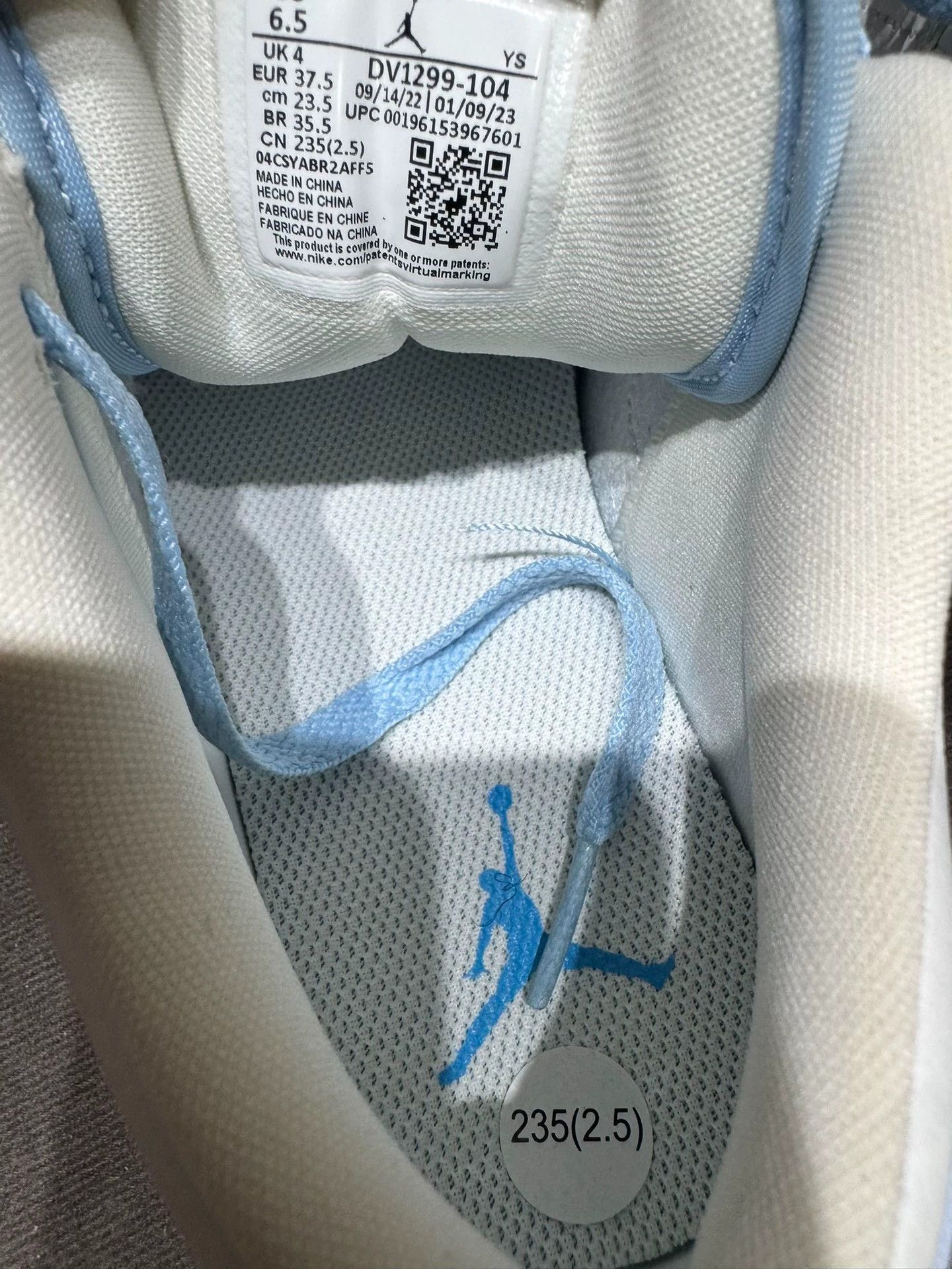 Nike Nike Blue Lowtop Sneakers 37 Women Size US 6.5 / IT 36.5 - 5 Thumbnail