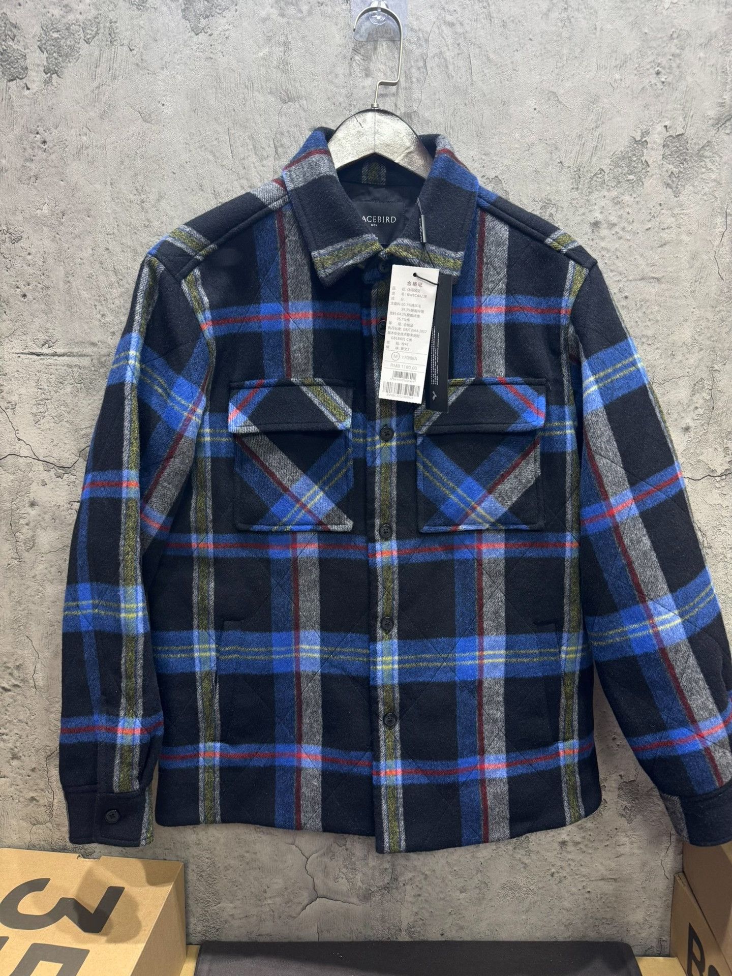 Other Plaid Light Jacket M Men Size US M / EU 48-50 / 2 - 7 Thumbnail