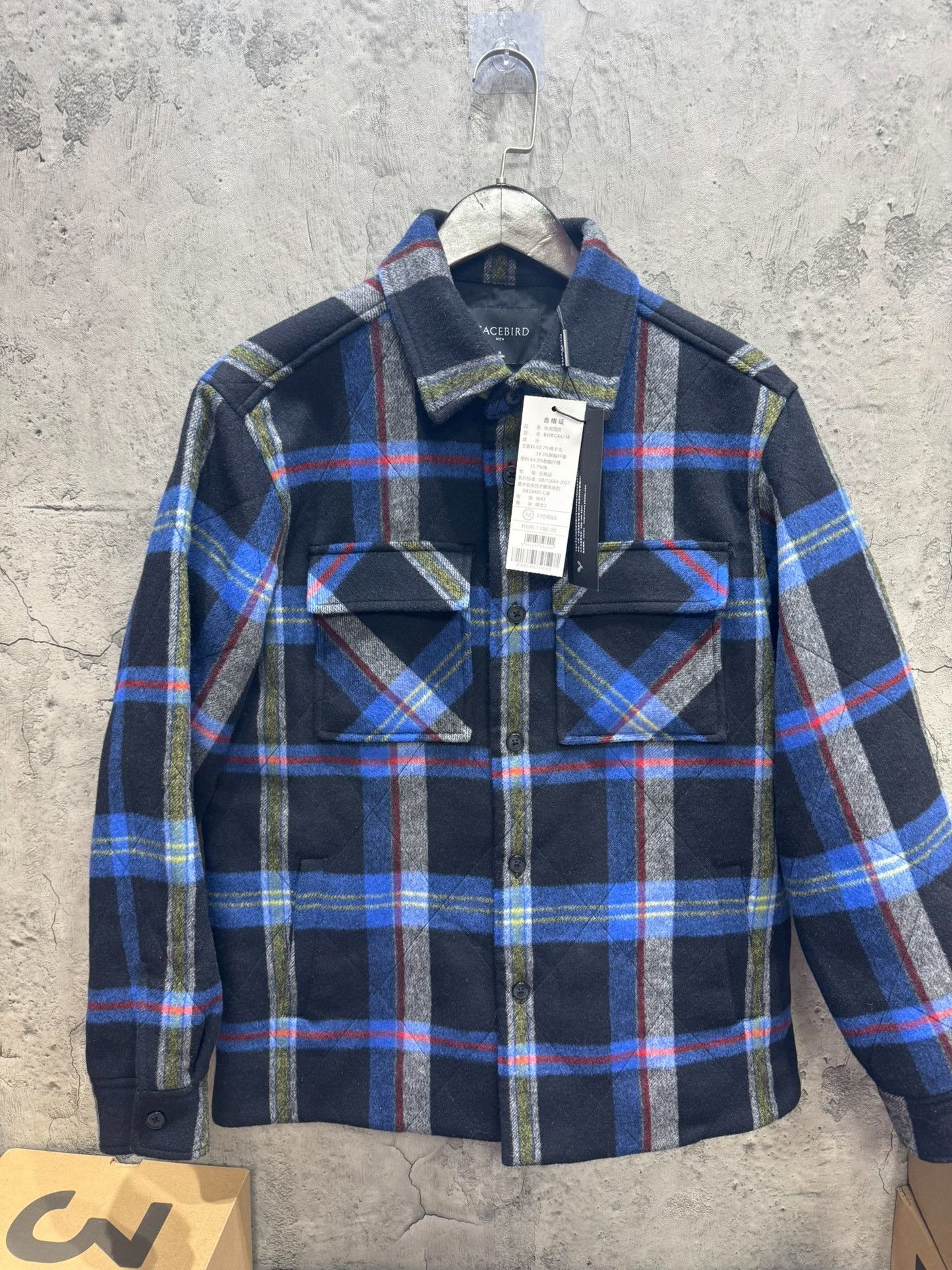 Other Plaid Light Jacket M Men Size US M / EU 48-50 / 2 - 3 Thumbnail