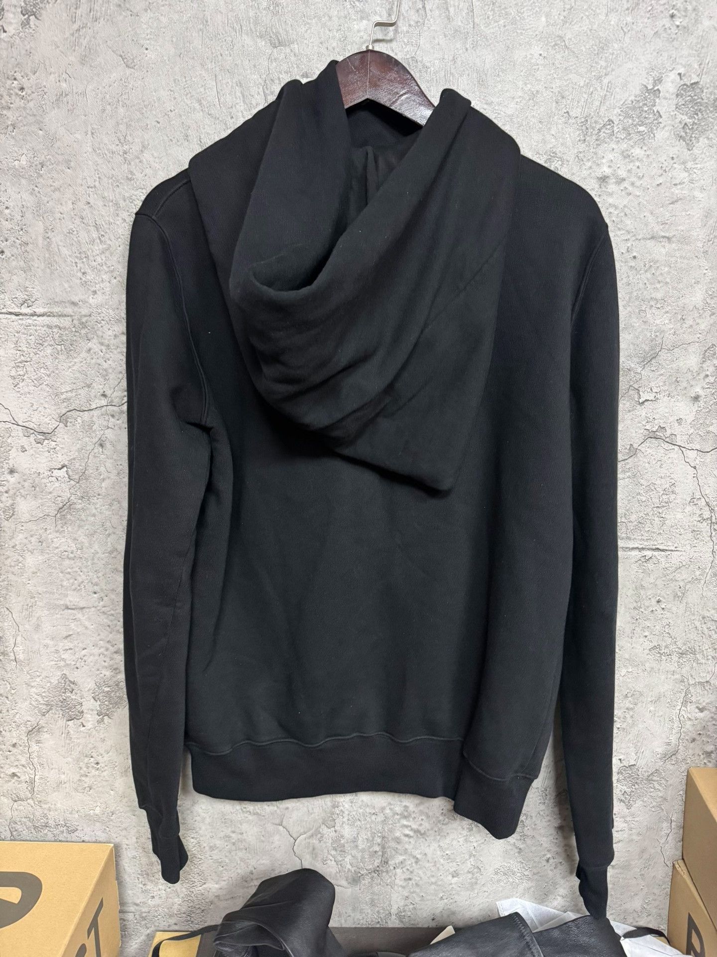 Rick Owens Rick Owens Black Hoodie M Men Size US M / EU 48-50 / 2 - 3 Thumbnail