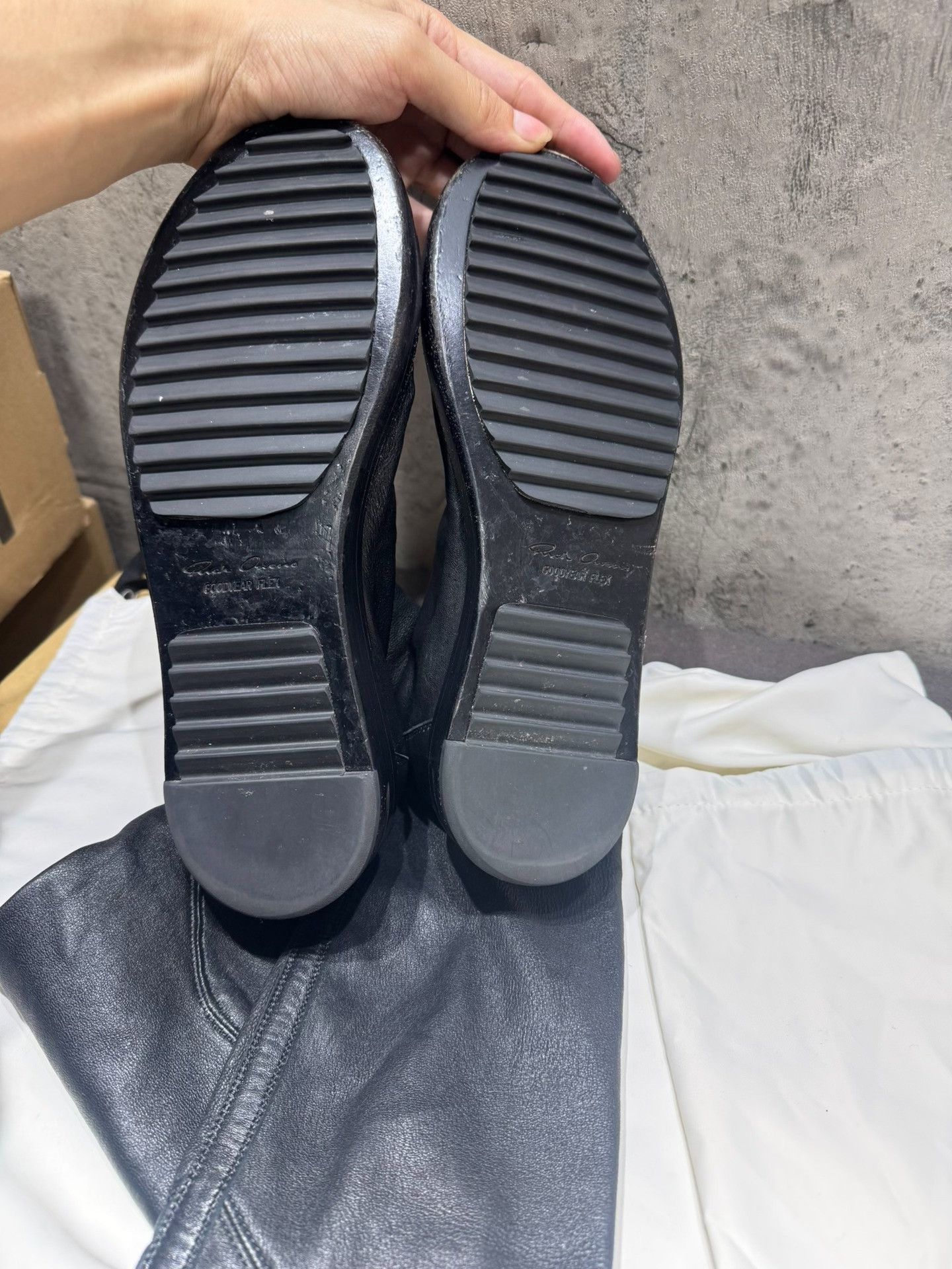 Rick Owens Rick Owens Leather Boots 36 Women Size US 6 / IT 36 - 6 Thumbnail