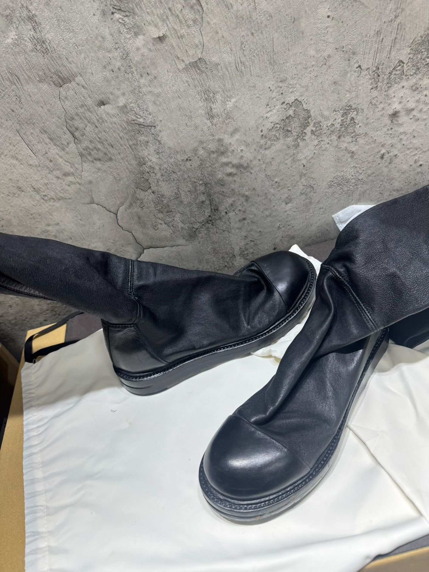 Rick Owens Rick Owens Leather Boots 36 Women Size US 6 / IT 36 - 5 Thumbnail