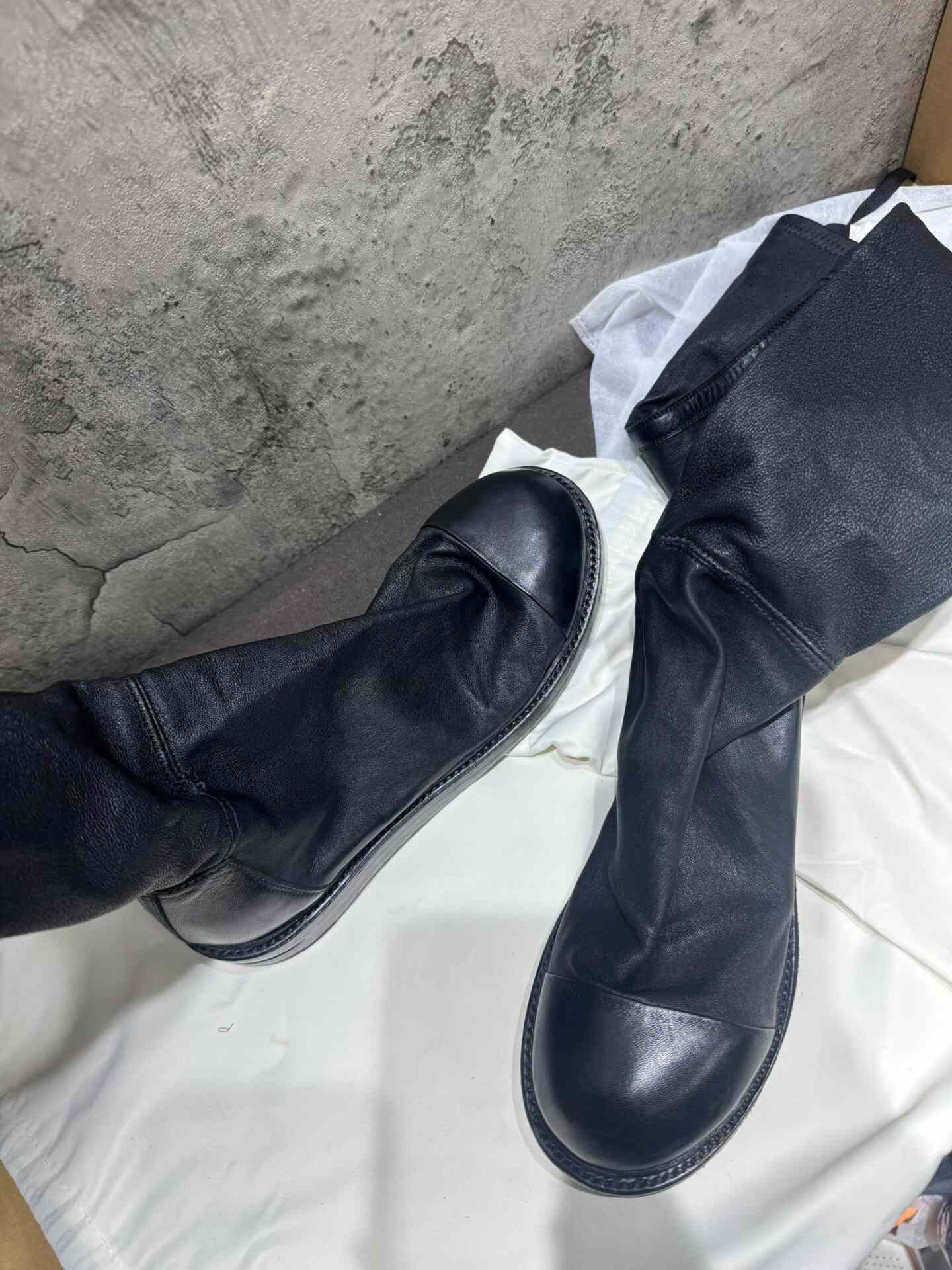 Rick Owens Rick Owens Leather Boots 36 Women Size US 6 / IT 36 - 4 Thumbnail