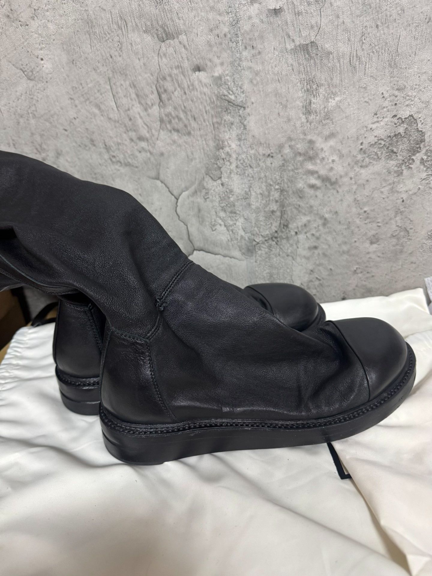 Rick Owens Rick Owens Leather Boots 36 Women Size US 6 / IT 36 - 2 Thumbnail