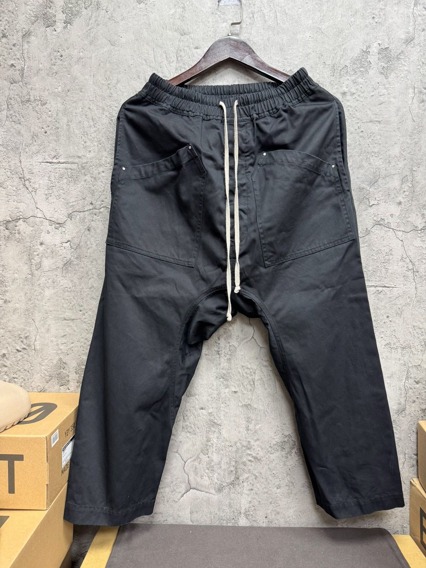 Rick Owens Rick Owens Casual Black Casual Pants S Men Size US 30 / EU 46 - 4 Thumbnail