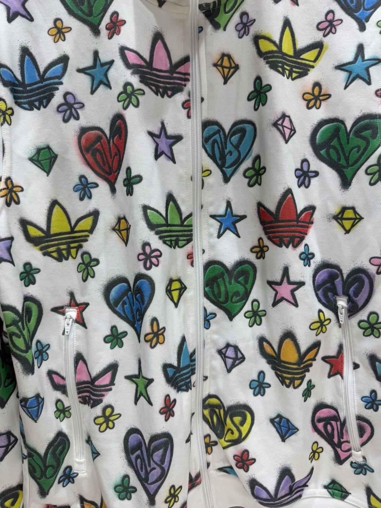 Adidas Adidas White Light Jacket L Men Size US L / EU 52-54 / 3 - 2 Thumbnail