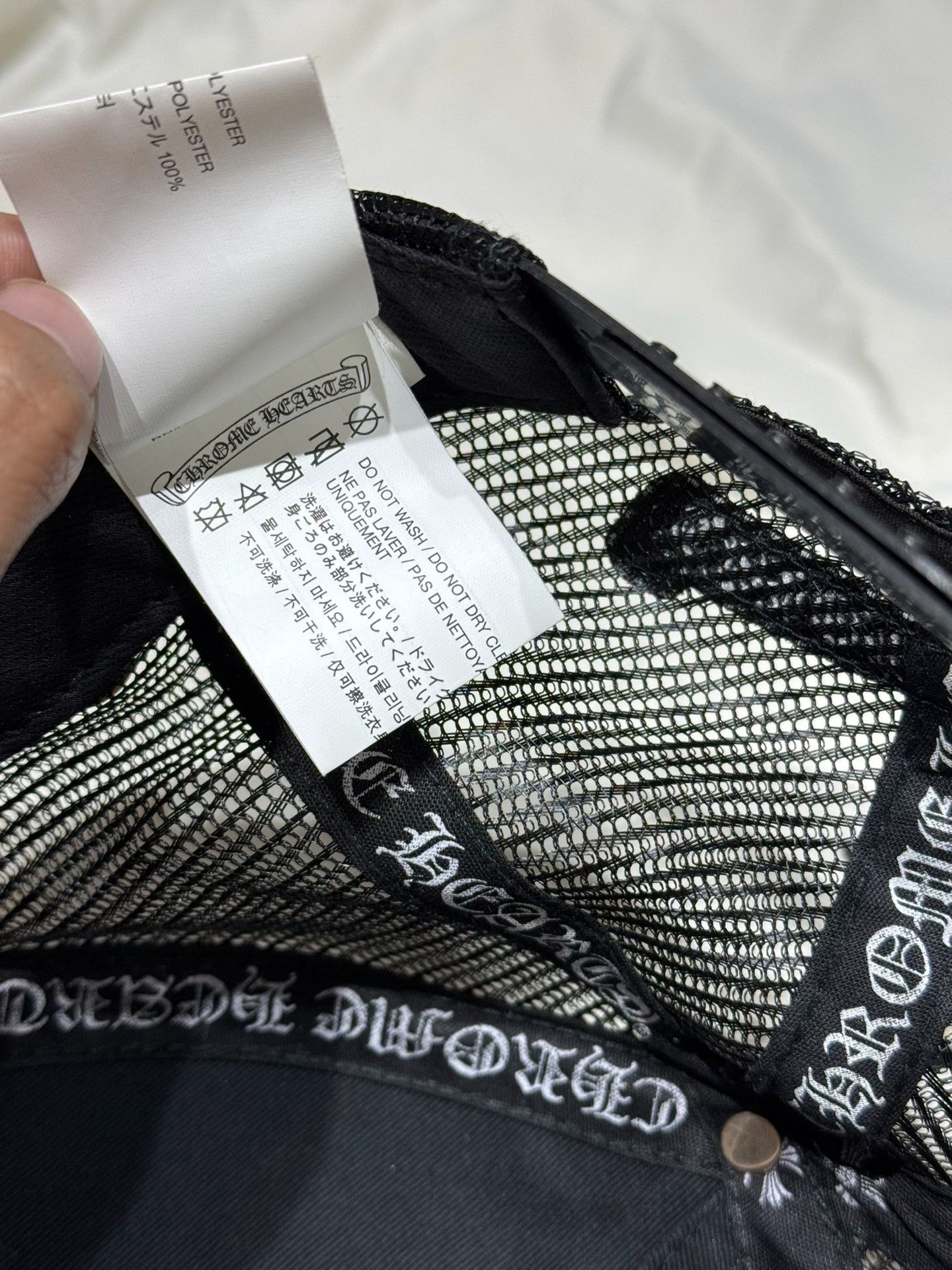 Chrome Hearts Chrome Hearts Embroidered Black Hat 42.5 Men Size ONE SIZE - 9 Thumbnail