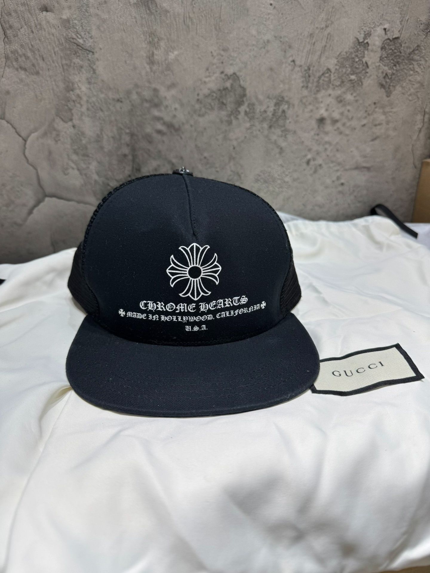 Chrome Hearts Chrome Hearts Embroidered Black Hat 42.5 Men Size ONE SIZE - 3 Thumbnail