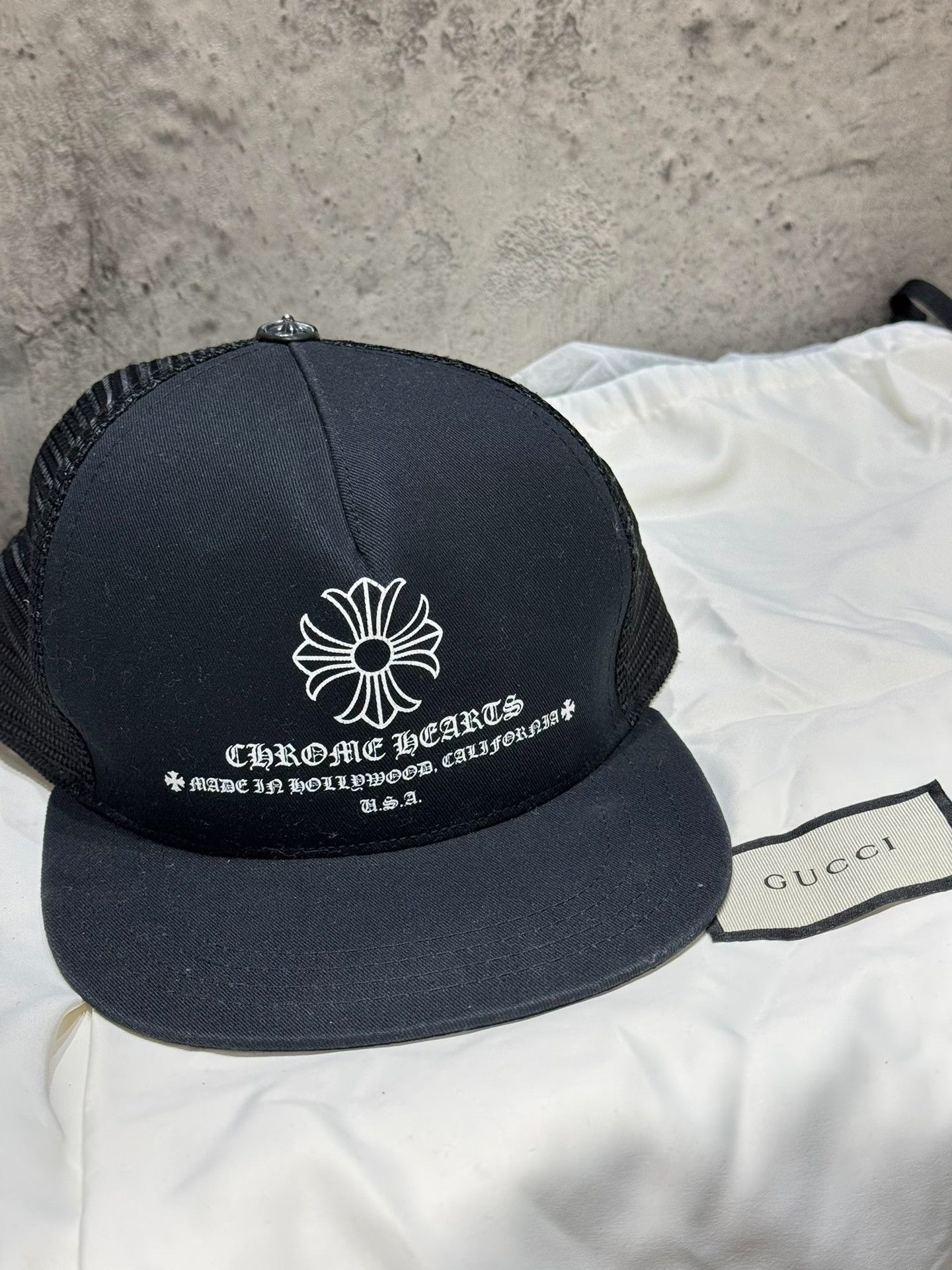 Chrome Hearts Chrome Hearts Embroidered Black Hat 42.5 Men Size ONE SIZE - 4 Thumbnail