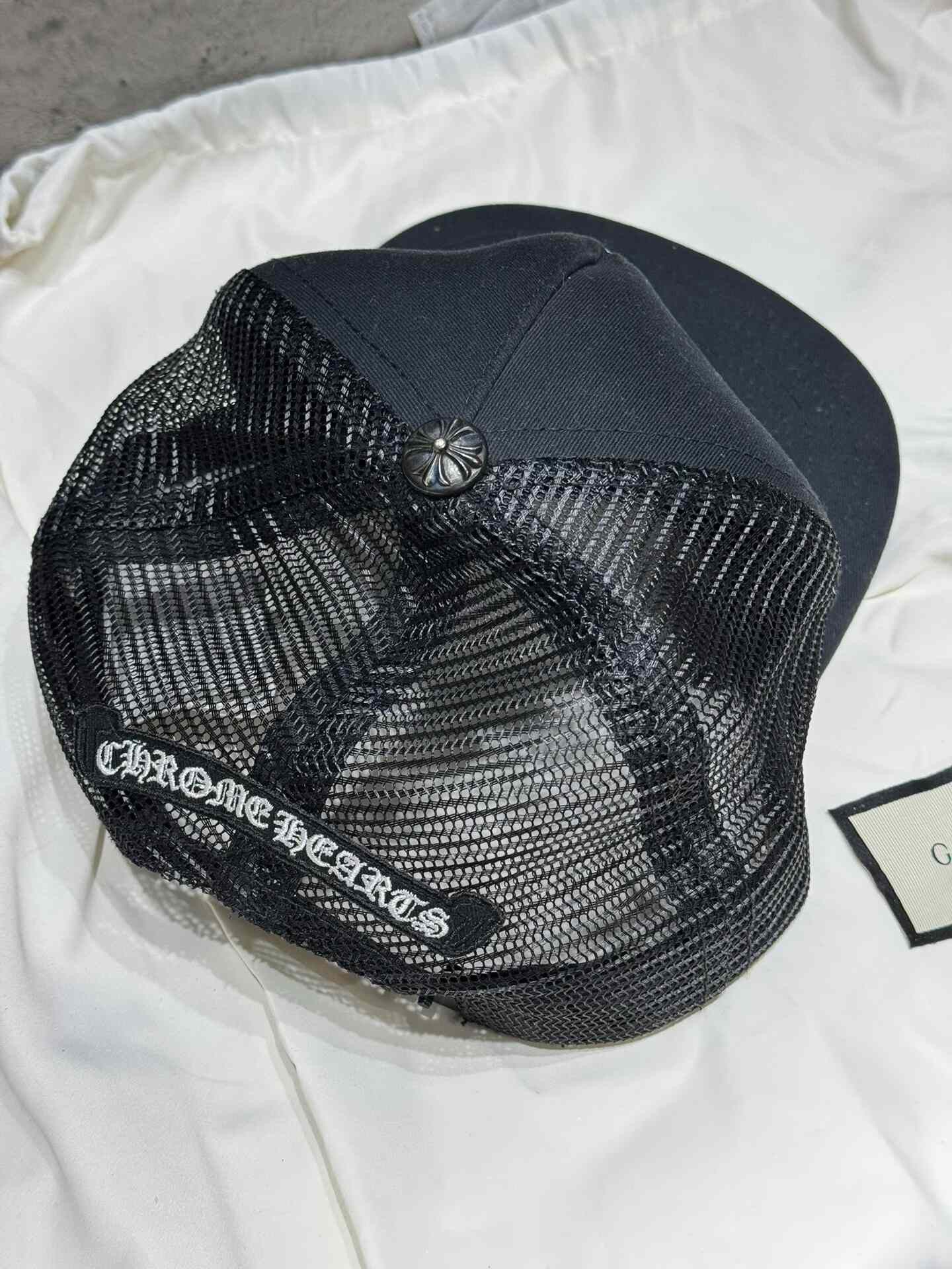Chrome Hearts Chrome Hearts Embroidered Black Hat 42.5 Men Size ONE SIZE - 5 Thumbnail