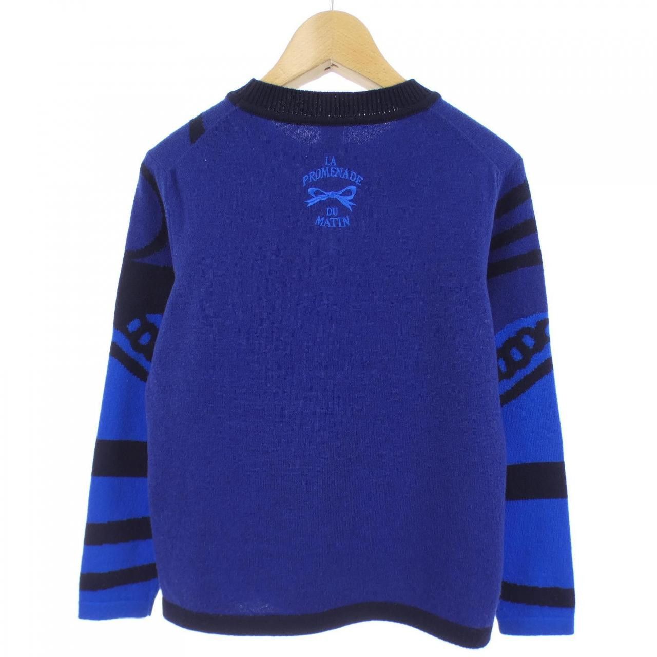 Hermes Hermes Hermes LA PROMENADE DU MATIN Cashmere Knit Textile Tops DUTY FREE for USA Size ONE SIZE - 2 Thumbnail