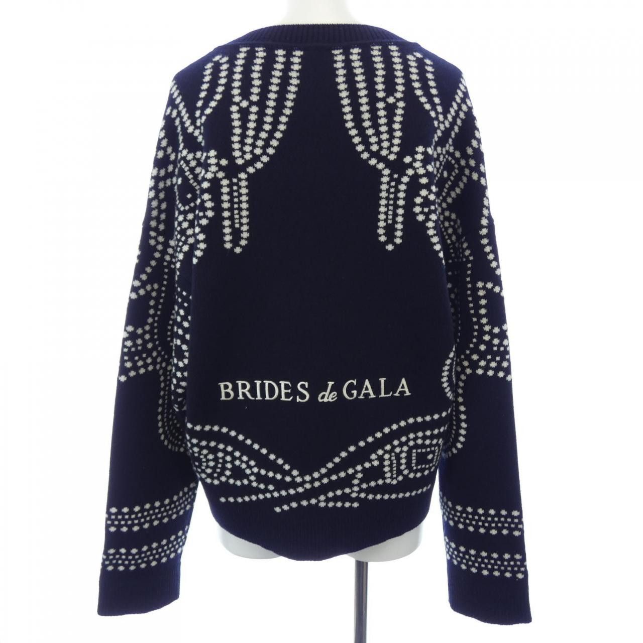 Hermes Hermes Hermes Brides de Gala Cashmere Cardigan Textile Tops DUTY FREE for USA Size ONE SIZE - 2 Thumbnail