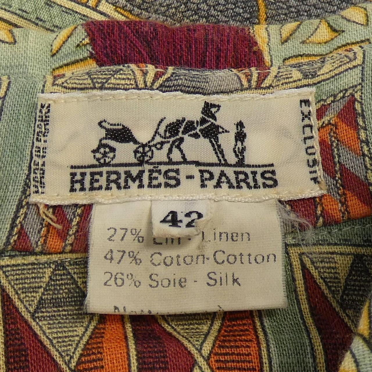 Hermes Hermes Hermes Blended Dress Textile Dresses DUTY FREE for USA Size ONE SIZE - 4 Thumbnail