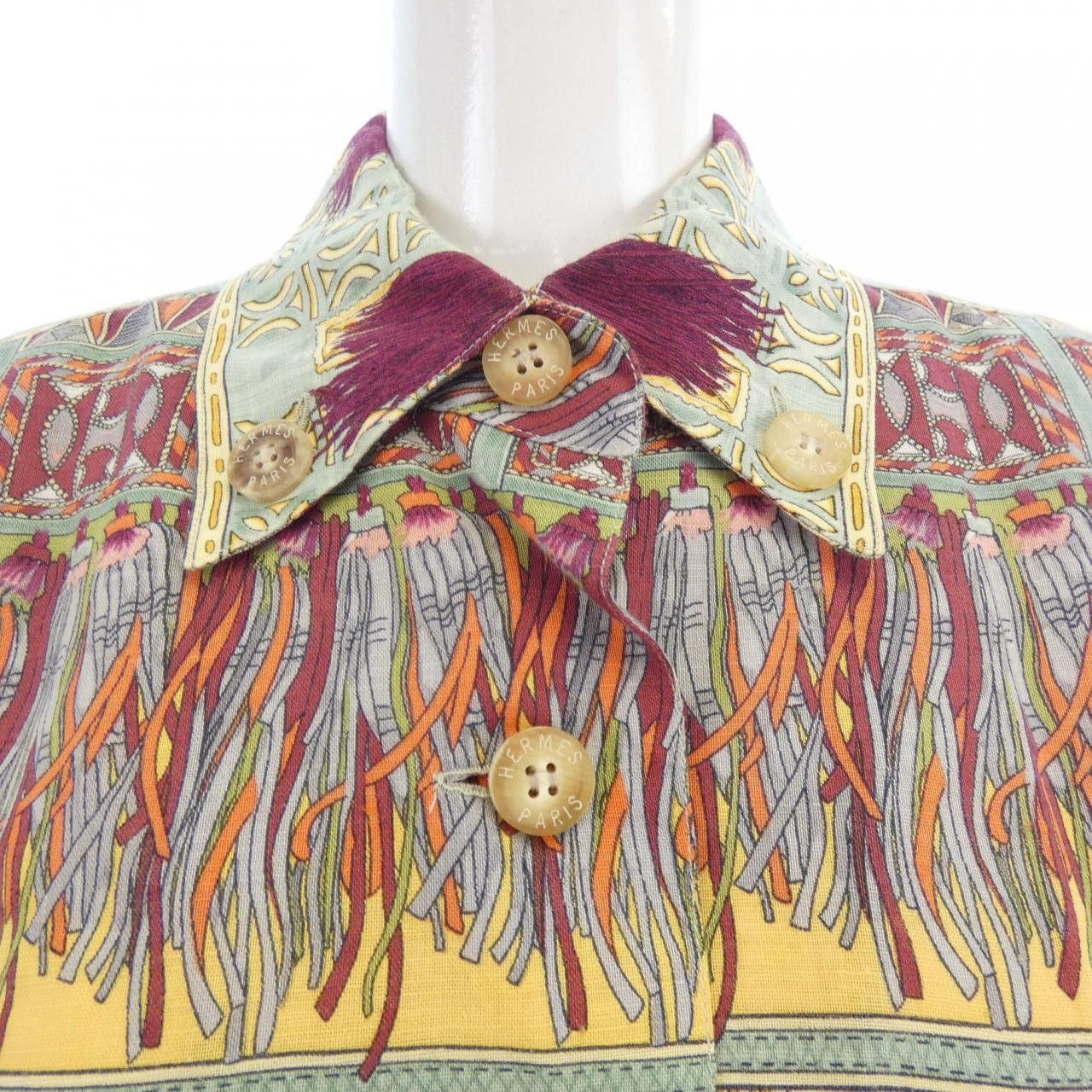 Hermes Hermes Hermes Blended Dress Textile Dresses DUTY FREE for USA Size ONE SIZE - 5 Thumbnail