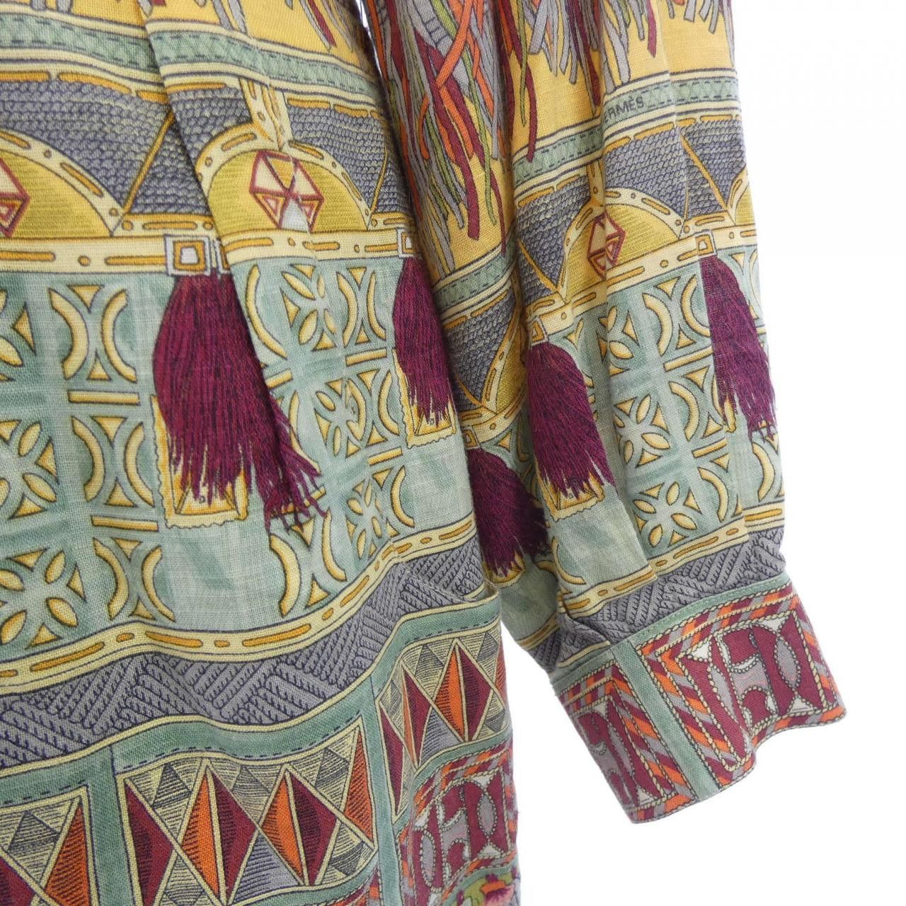 Hermes Hermes Hermes Blended Dress Textile Dresses DUTY FREE for USA Size ONE SIZE - 6 Thumbnail