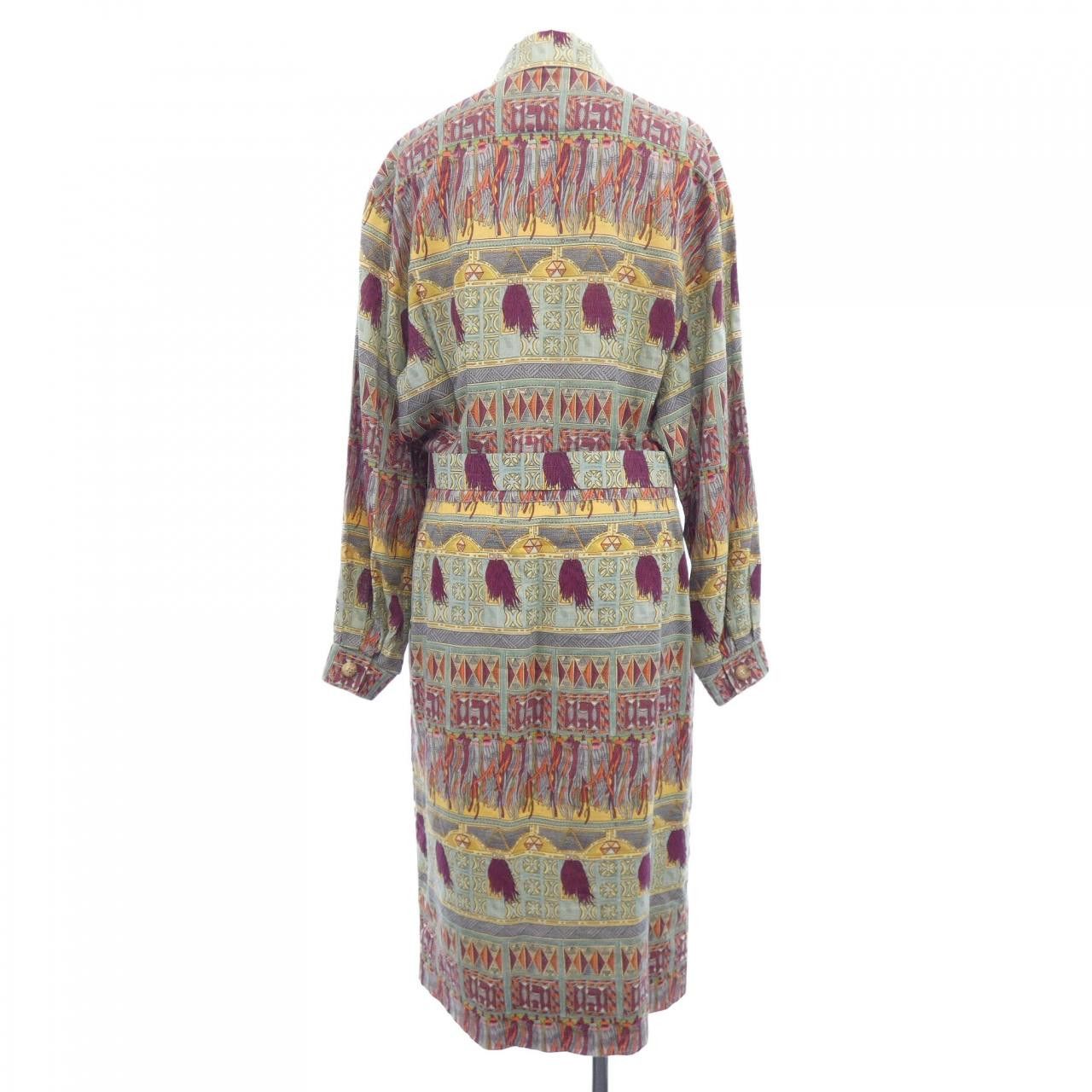 Hermes Hermes Hermes Blended Dress Textile Dresses DUTY FREE for USA Size ONE SIZE - 2 Thumbnail