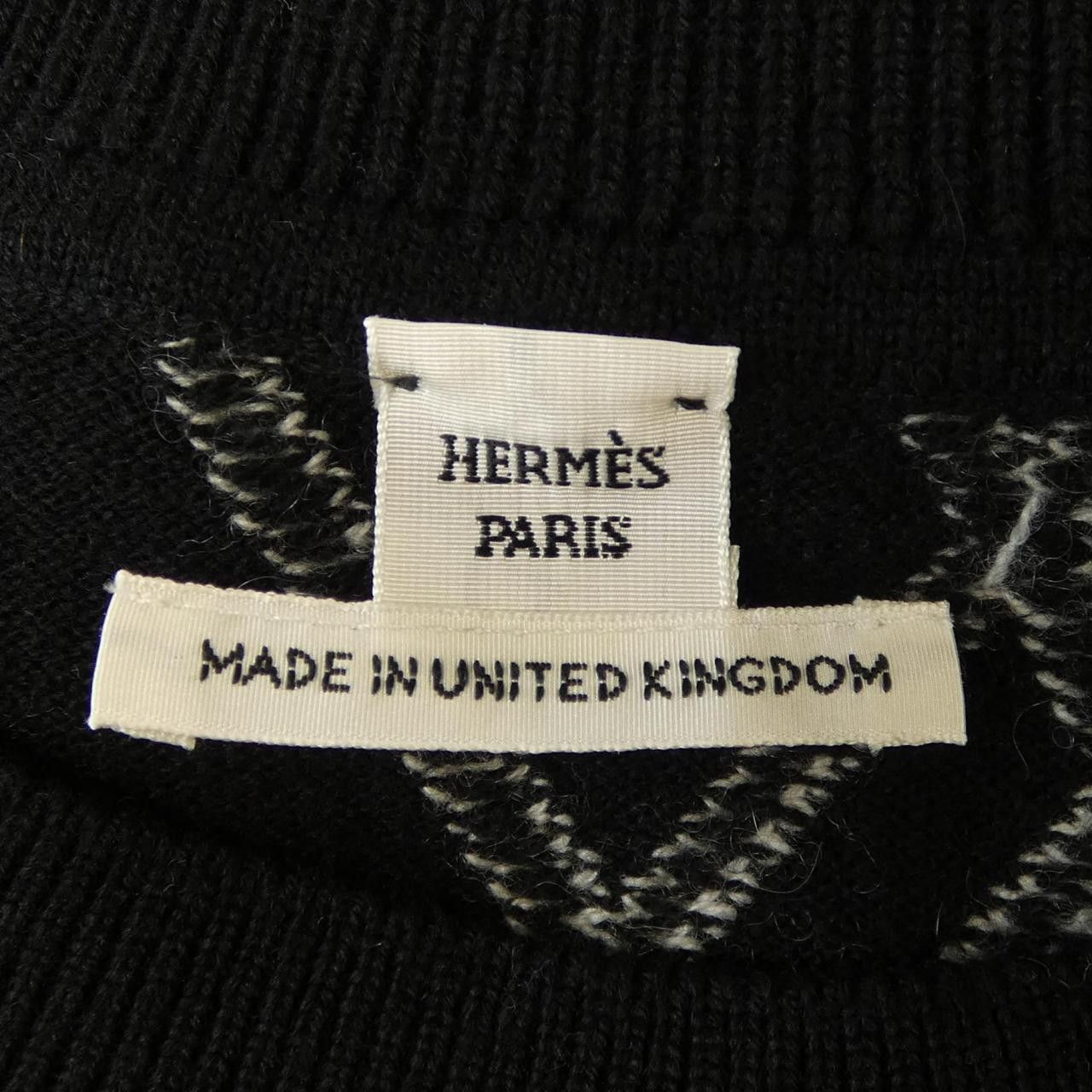 Hermes Hermes Hermes Round H Cashmere Dress Textile Dresses DUTY FREE for USA Size ONE SIZE - 4 Thumbnail