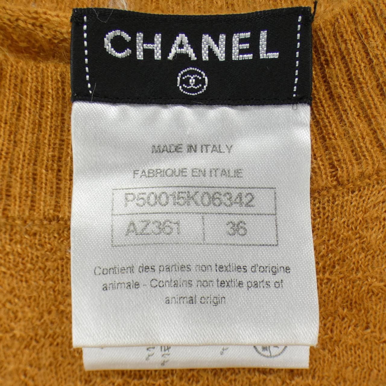 Chanel Chanel Chanel Cashmere Blend Knit Top Textile Tops P50015K06342 DUTY FREE for USA Size ONE SIZE - 4 Thumbnail