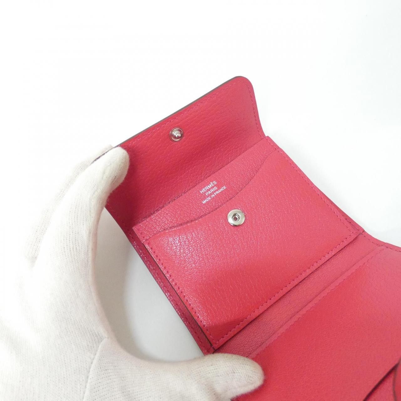 Hermes Hermes Hermes Illiard Compact Sharm Kira Coin Case Leather Coin Case W DUTY FREE for USA Size ONE SIZE - 8 Thumbnail