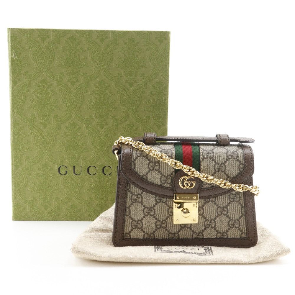 Gucci Gucci Gucci Ophidia GG Supreme 2way chain bag Textile Shoulder Bag 696180 DUTY FREE for USA Size ONE SIZE - 11 Thumbnail