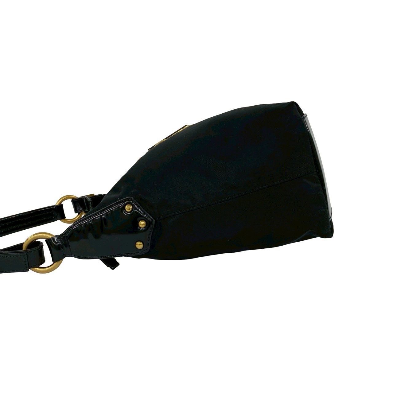 Prada Prada Prada Nylon Patent Leather Shoulder Bag Textile Shoulder Bag DUTY FREE for USA Size ONE SIZE - 6 Thumbnail