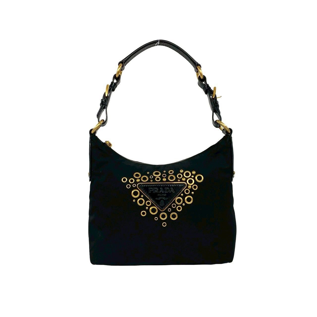 Prada Prada Prada Nylon Patent Leather Shoulder Bag Textile Shoulder Bag DUTY FREE for USA Size ONE SIZE - 2 Thumbnail