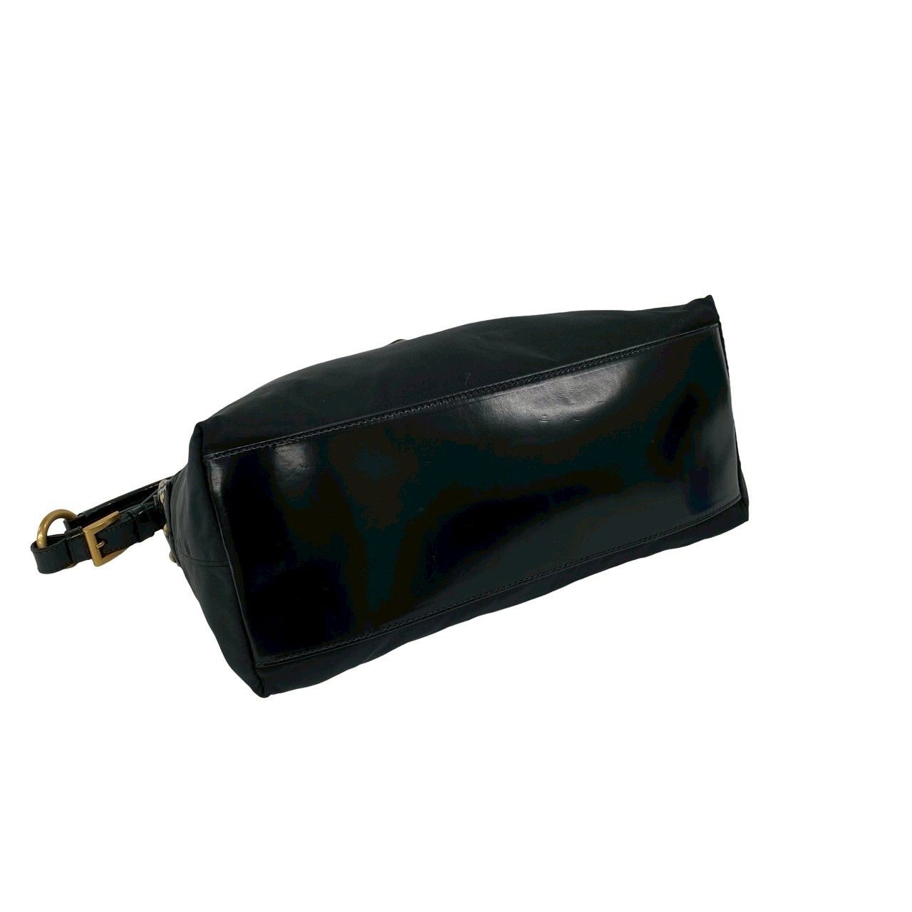 Prada Prada Prada Nylon Patent Leather Shoulder Bag Textile Shoulder Bag DUTY FREE for USA Size ONE SIZE - 8 Thumbnail
