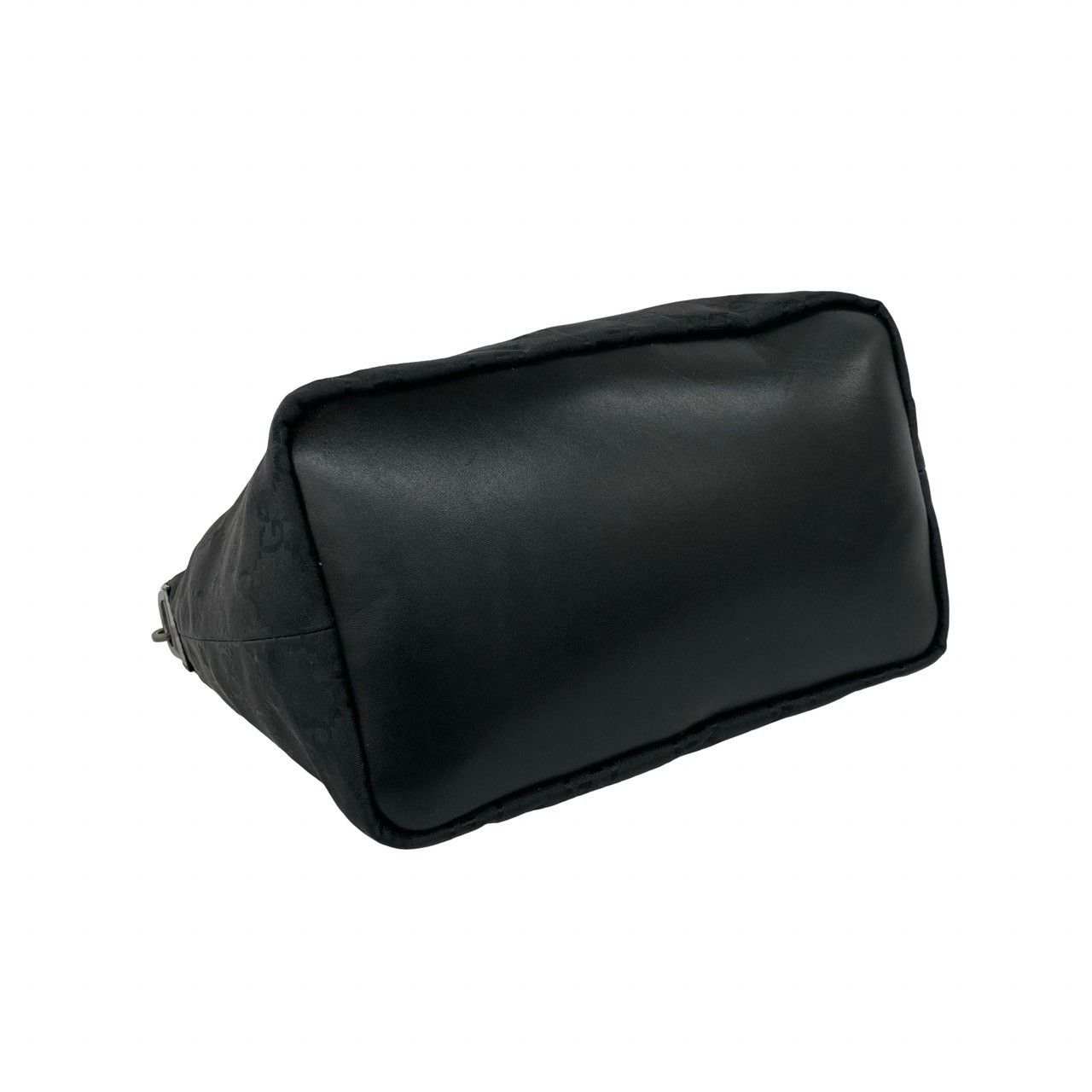 Gucci Gucci Gucci Bamboo Leather Nylon Handbag Leather Handbag DUTY FREE for USA Size ONE SIZE - 8 Thumbnail